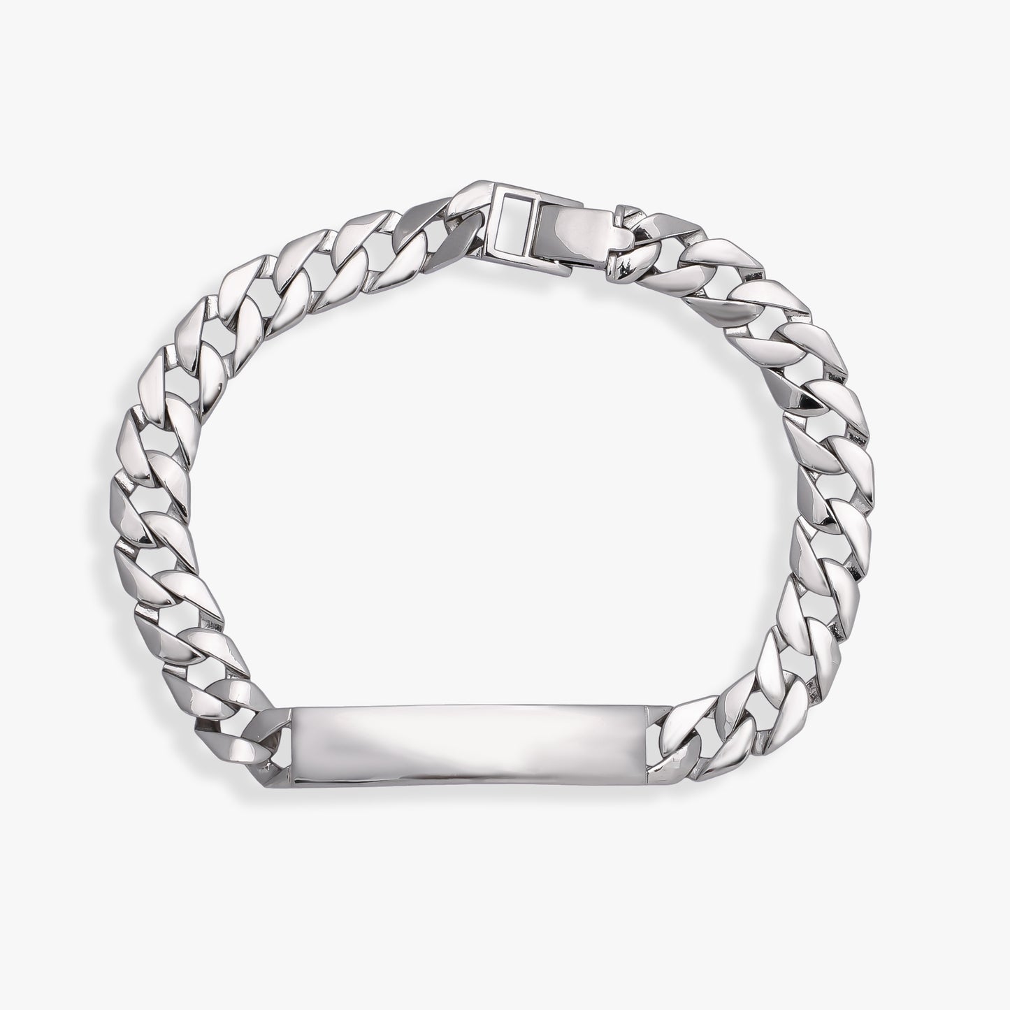 Men's Silver ID Chain