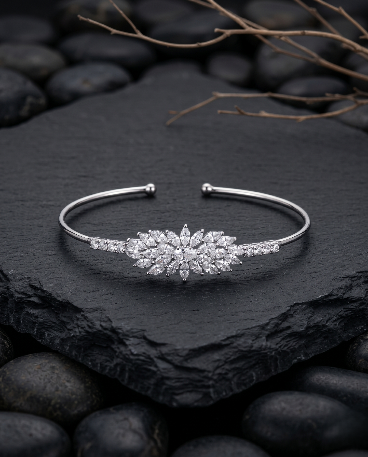 Nova Marquise-Cluster Bracelet