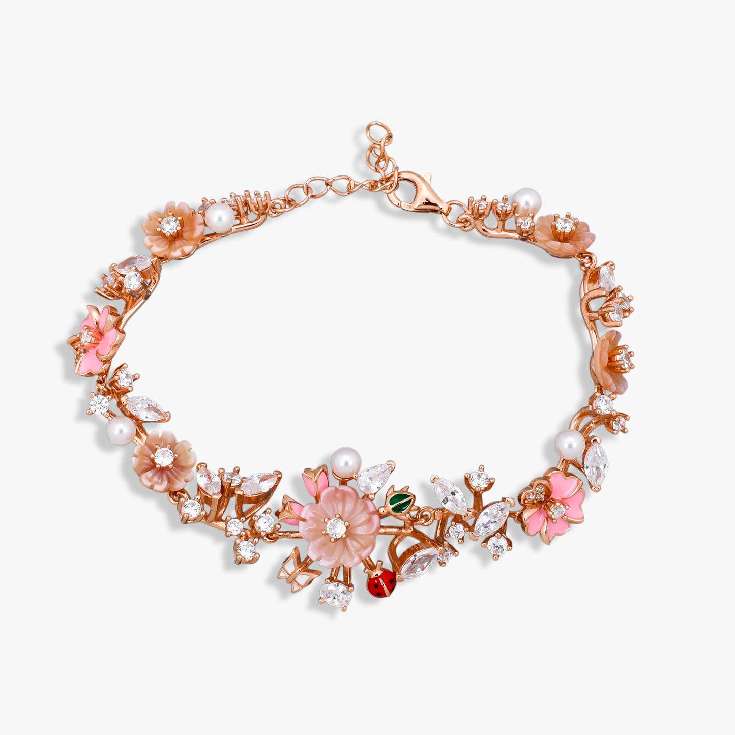 Crater White Bracelet
