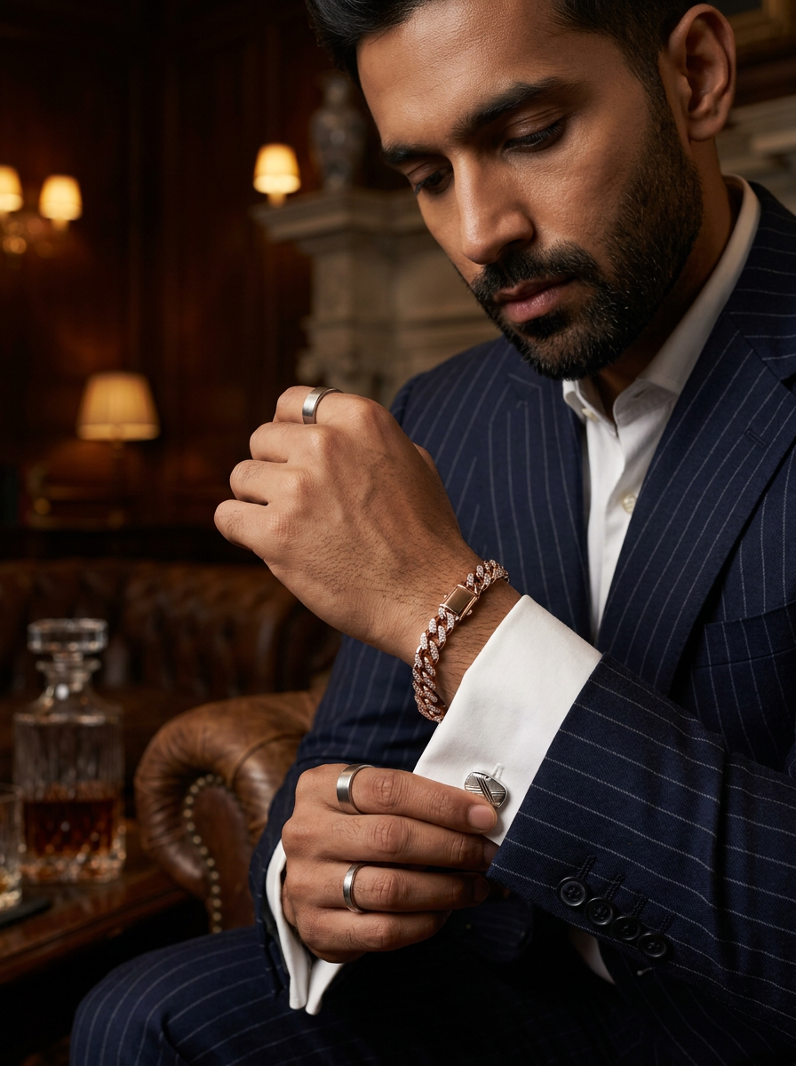 Men's Rose Gold Cuban Chain