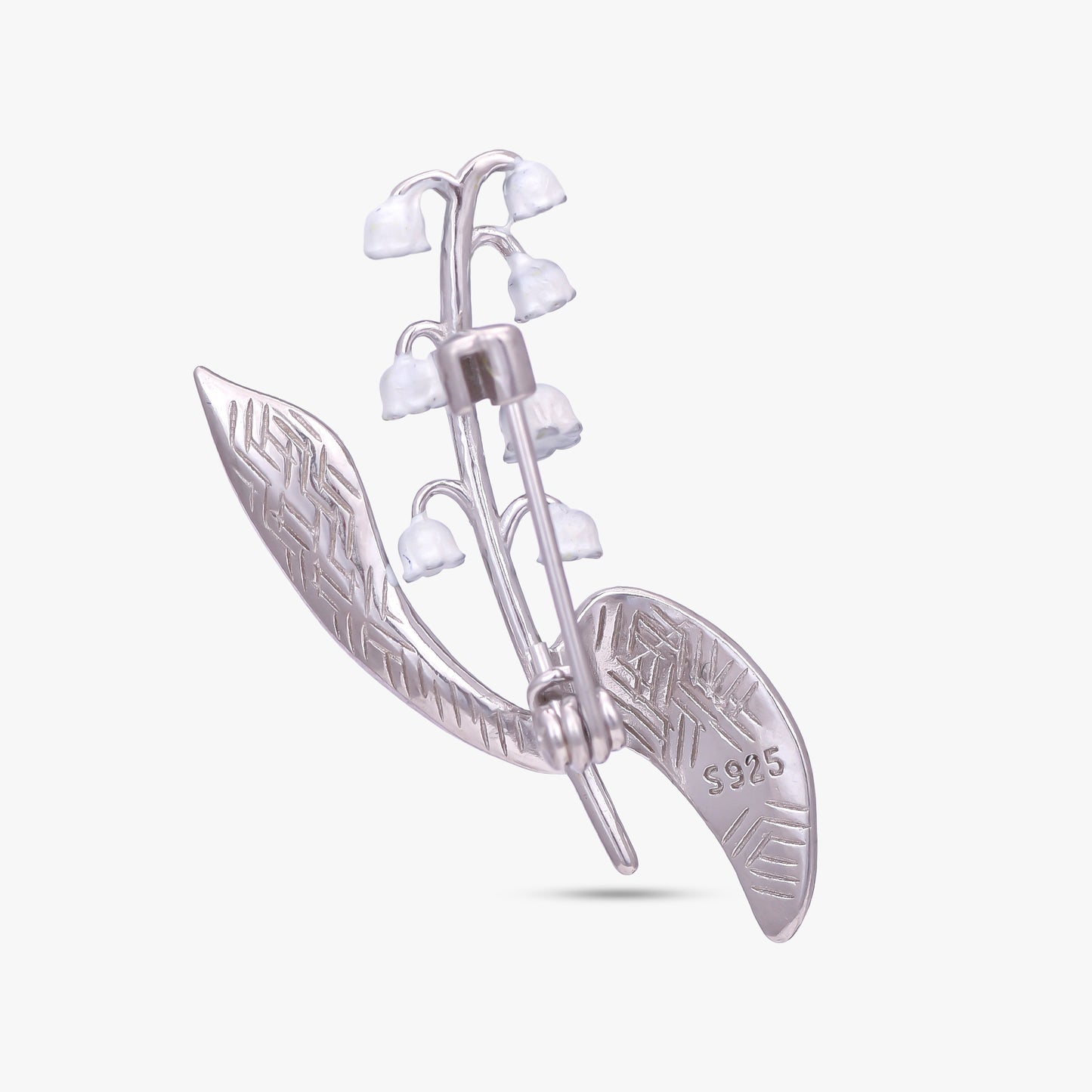 Vintage Botanical Lily Brooch