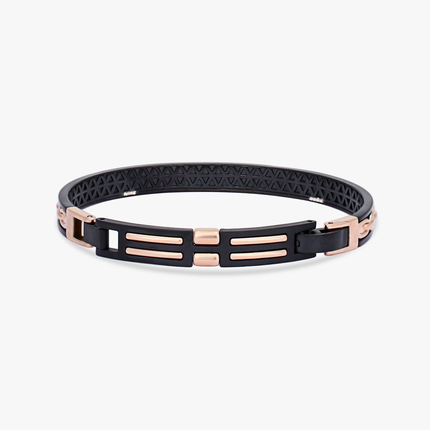 Rose Gold & Black Chain Bracelet