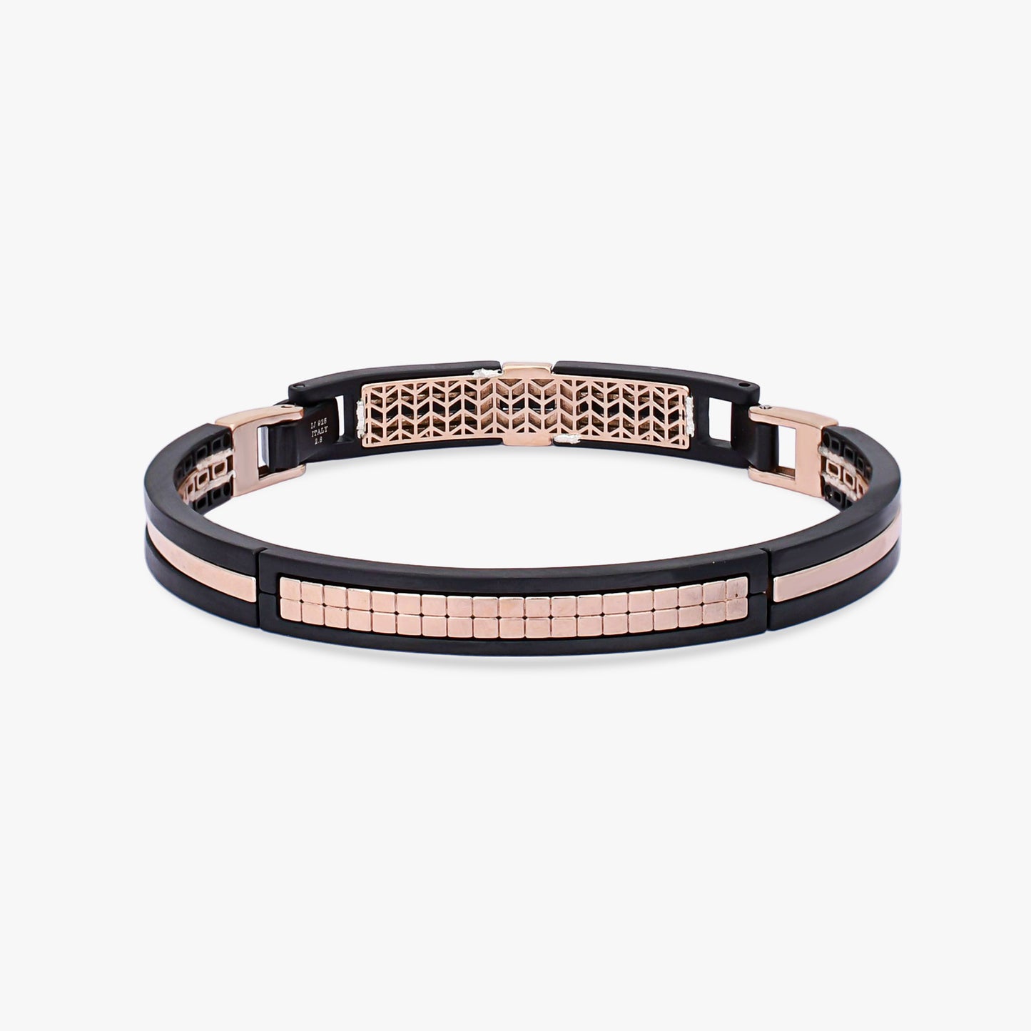 Modern Black Gold Bangle