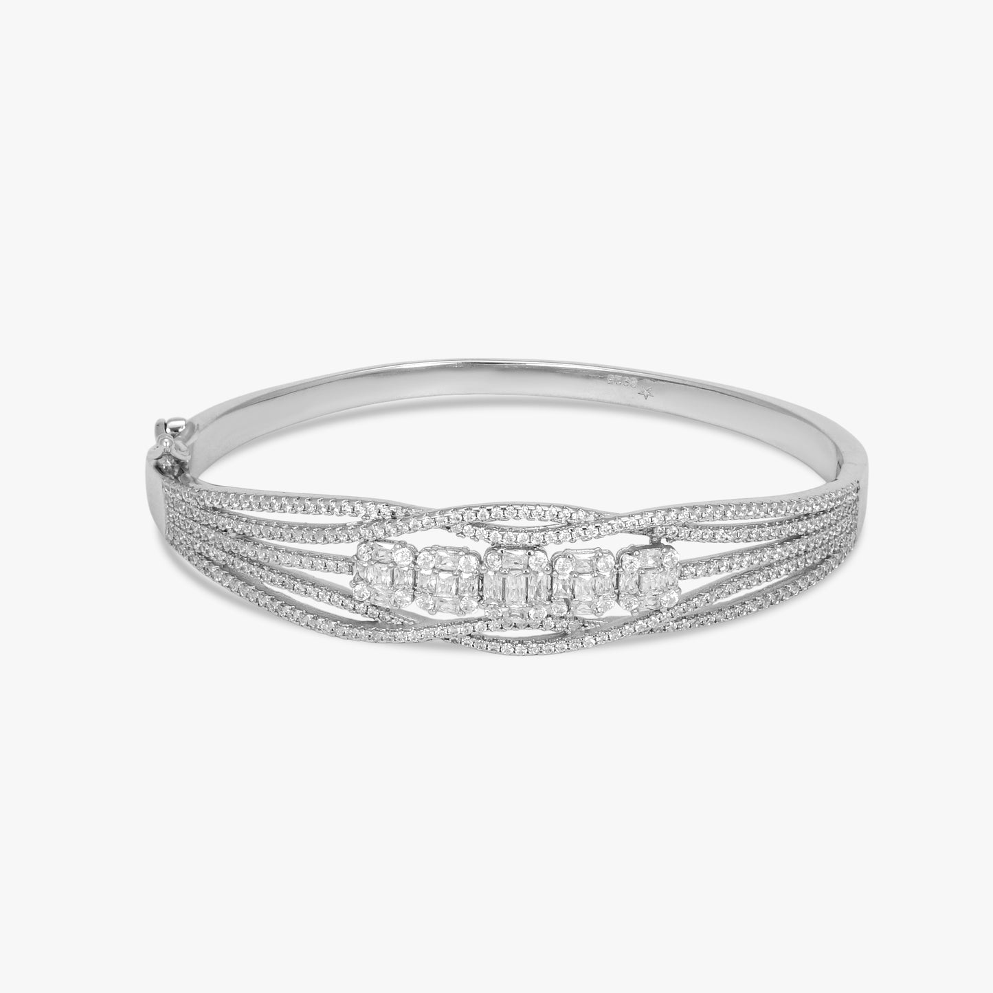 Radiant Lattice Pavé Bracelet