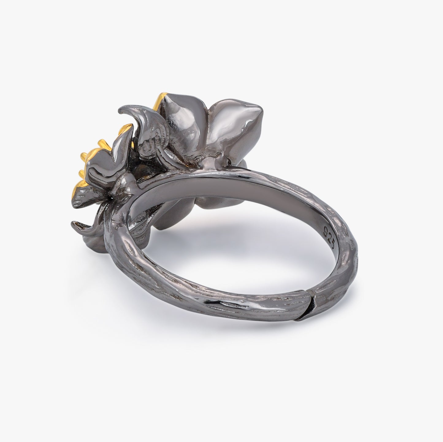 Antique Meadow Twin-Bloom Ring