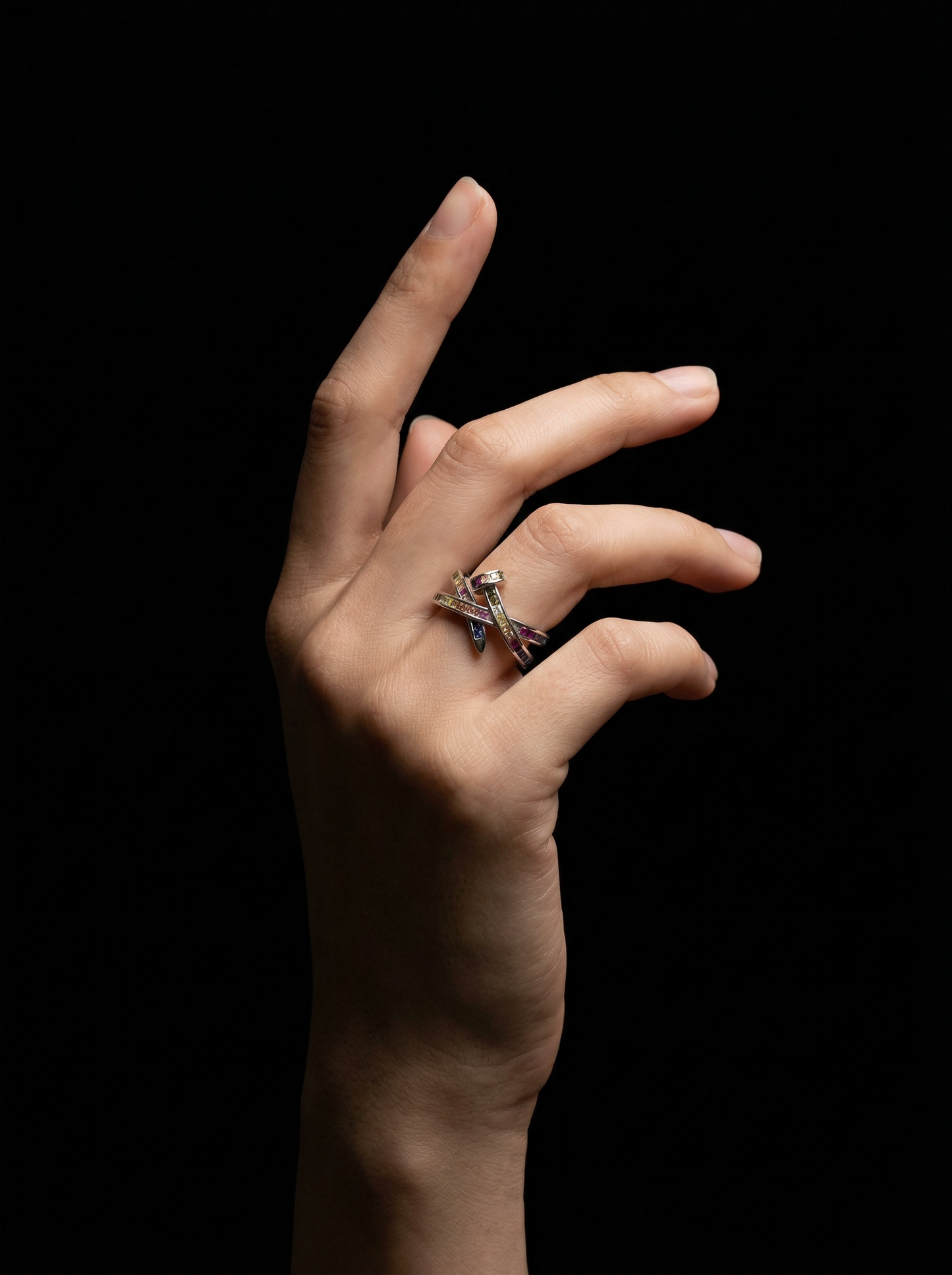 Chromatic Nail Bypass Ring