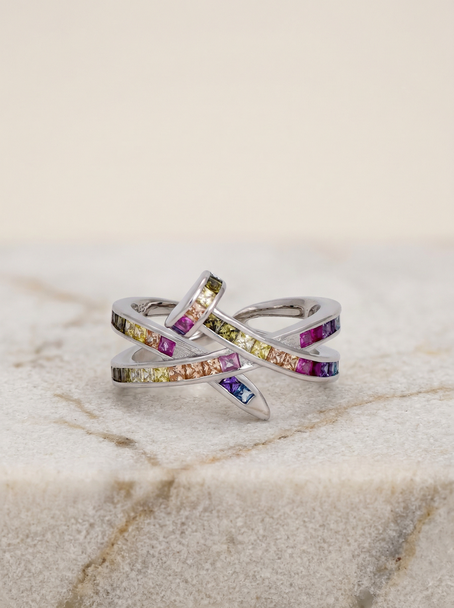 Chromatic Nail Bypass Ring