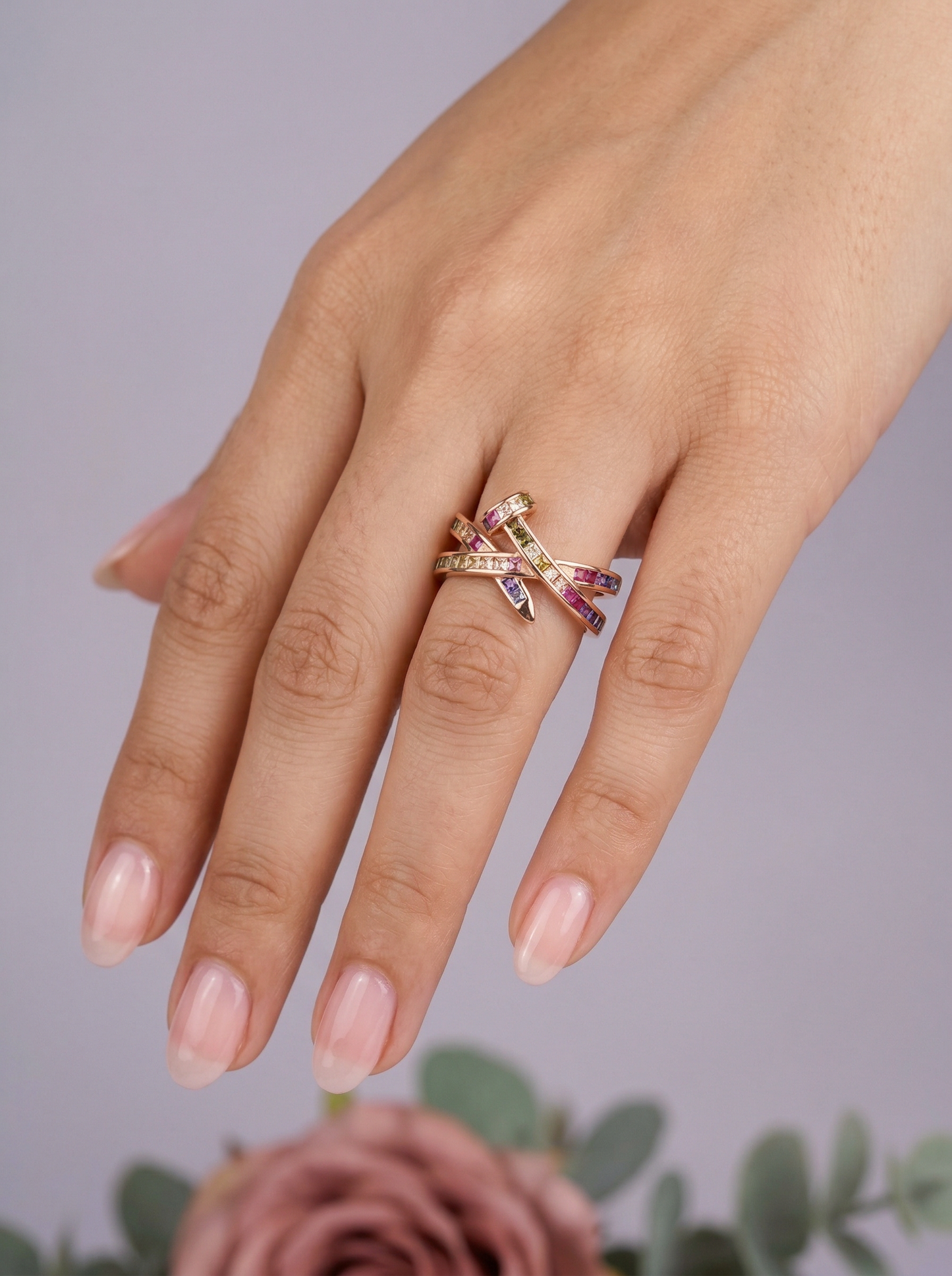 Chromatic Nail Bypass Ring