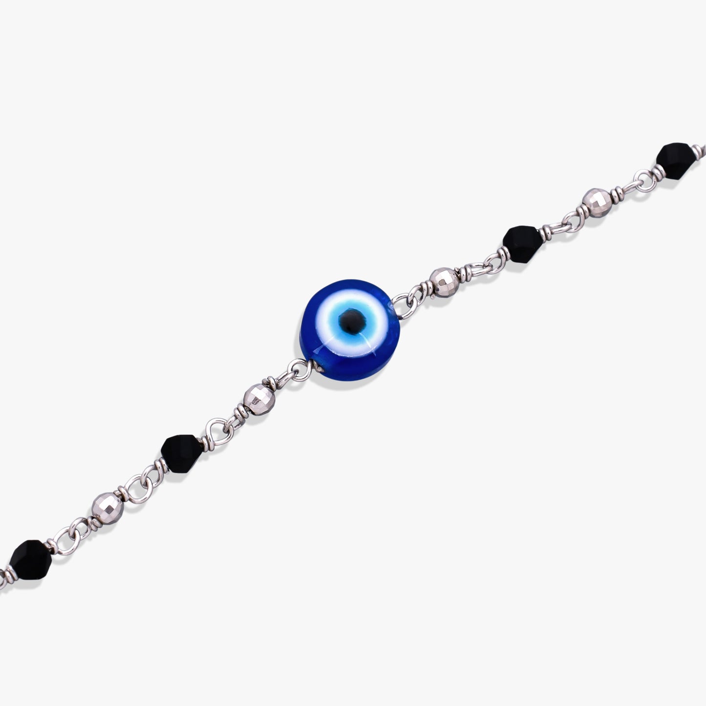 Silver Nazar Eye Bracelet