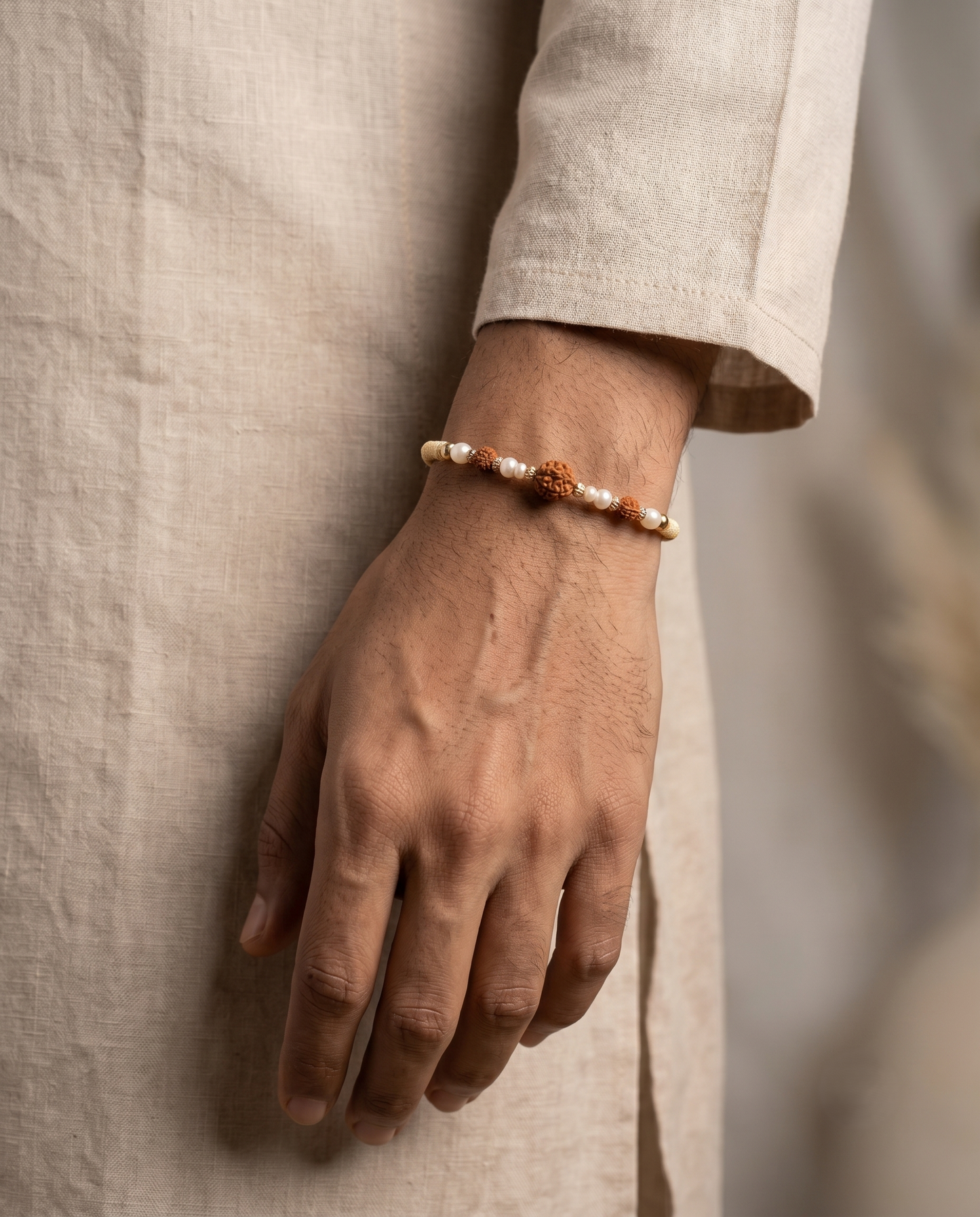 THE MINIMALIST RUDRAKSHA RAKHI