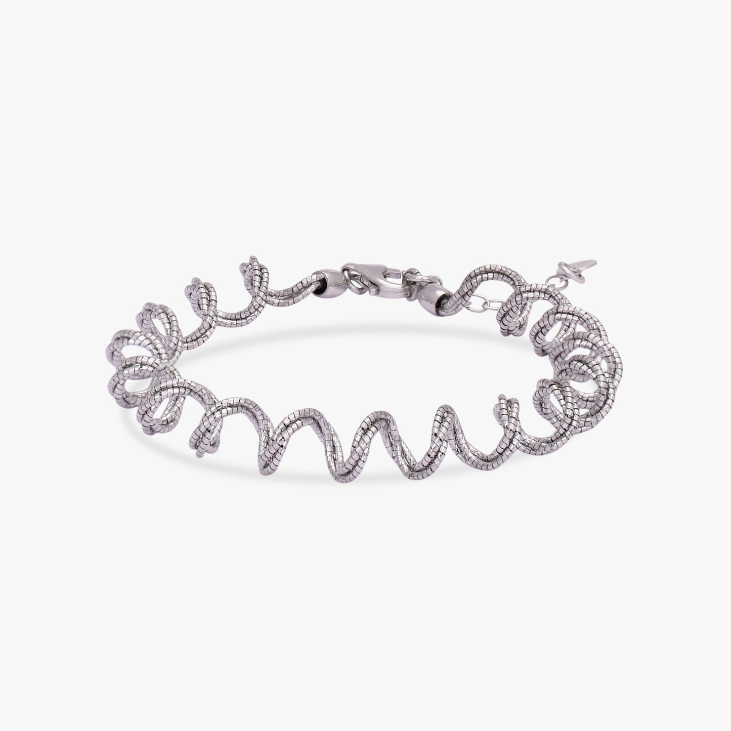 Spiral Silver Bracelet