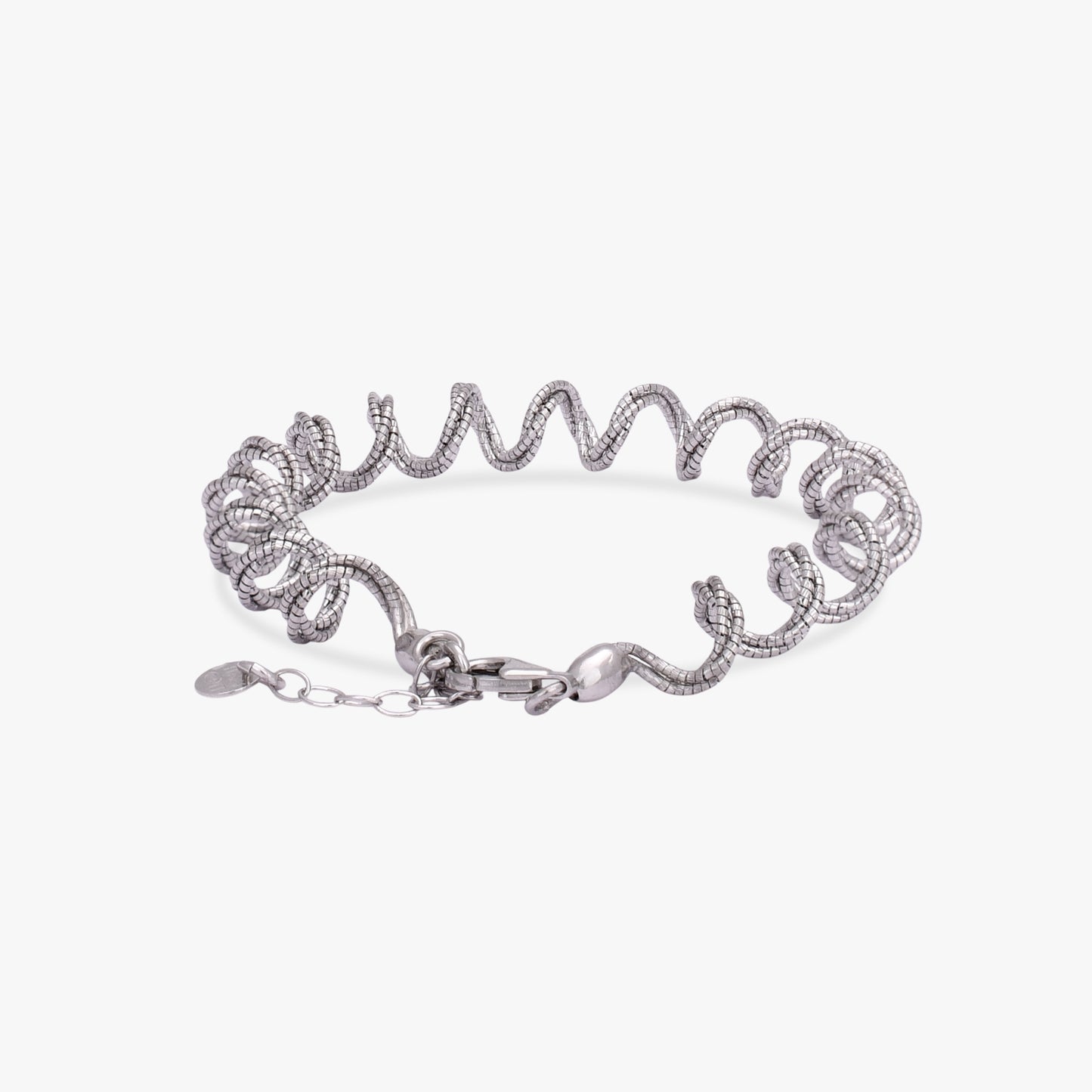 Spiral Silver Bracelet