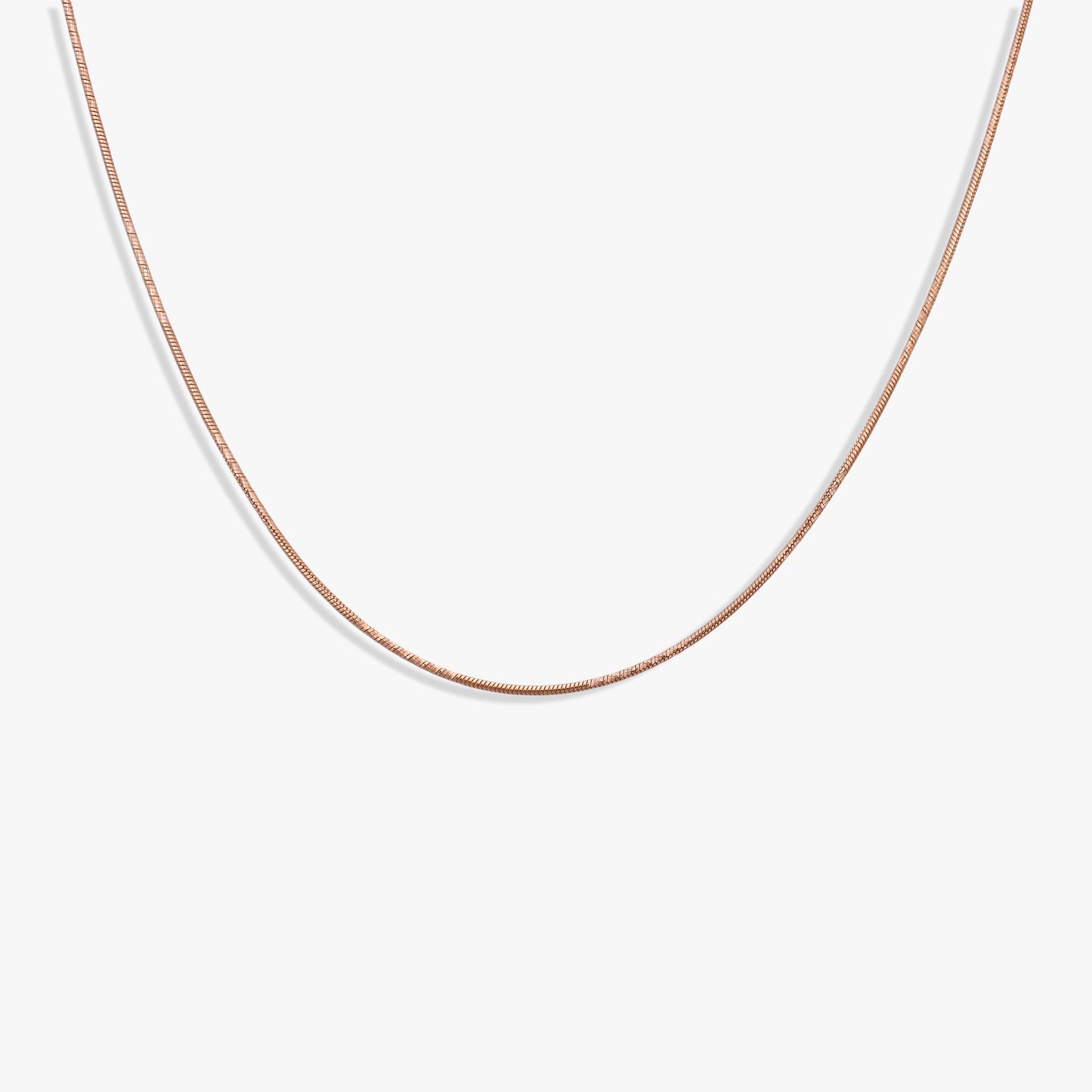 Italian Rose Gold Box Chain