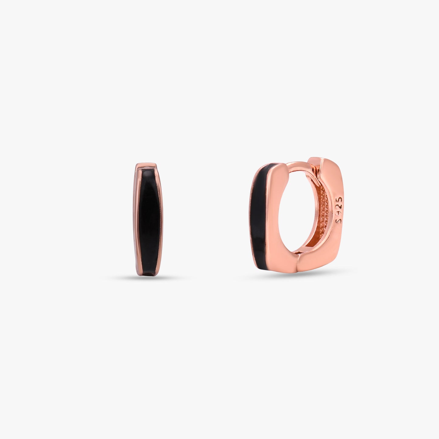 Minimalist Geometric Huggie Hoops