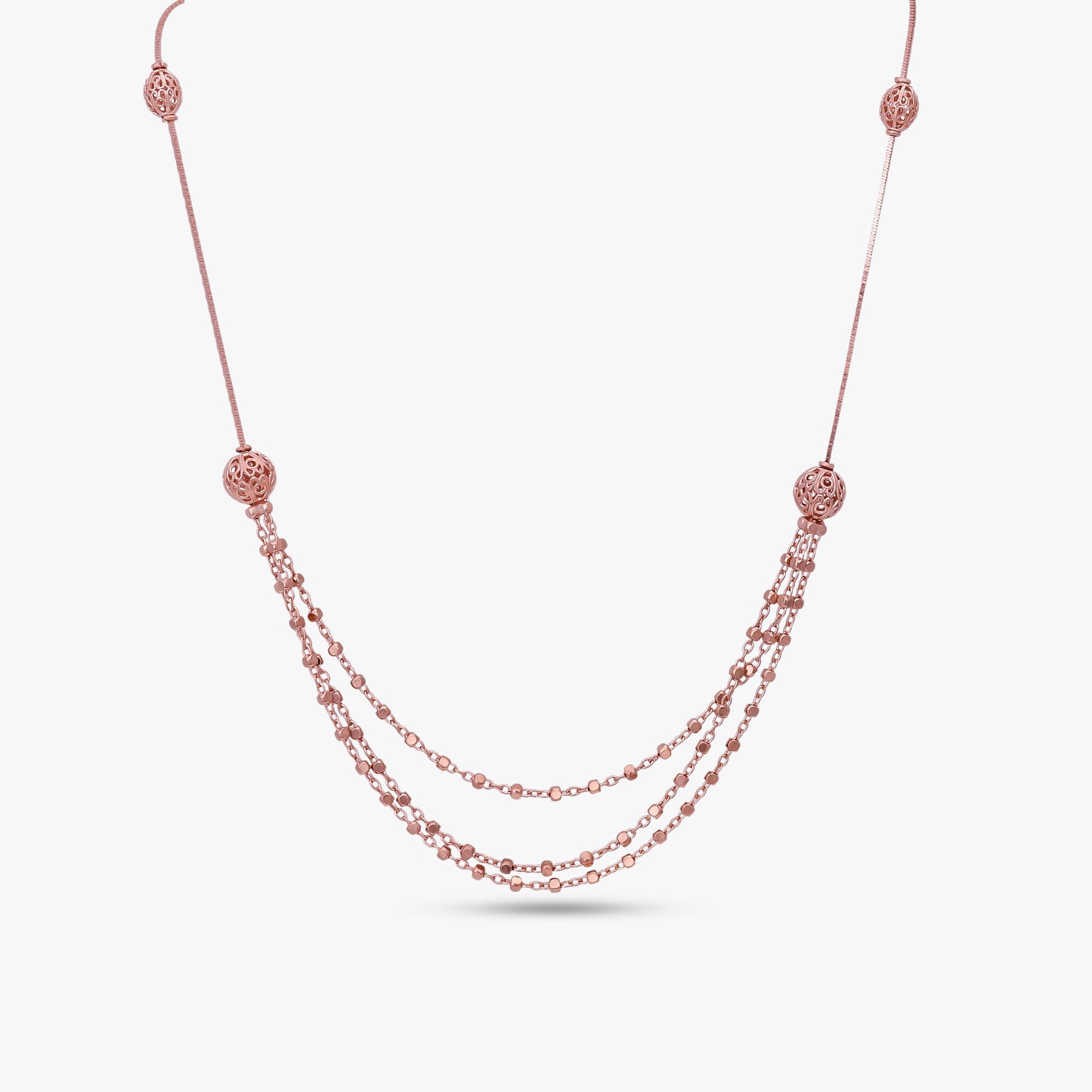 Regal Filigree Drape Necklace