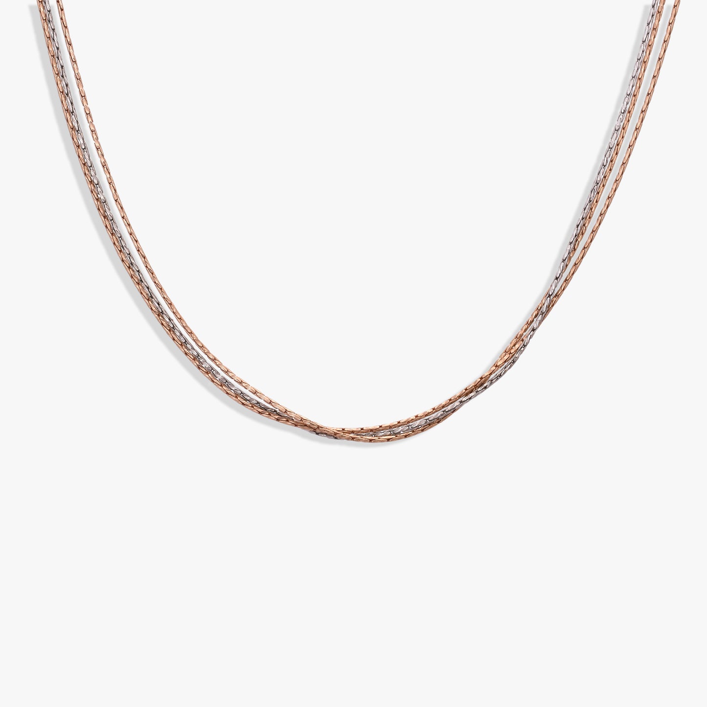 Italian Tri-Color Tiered Chain