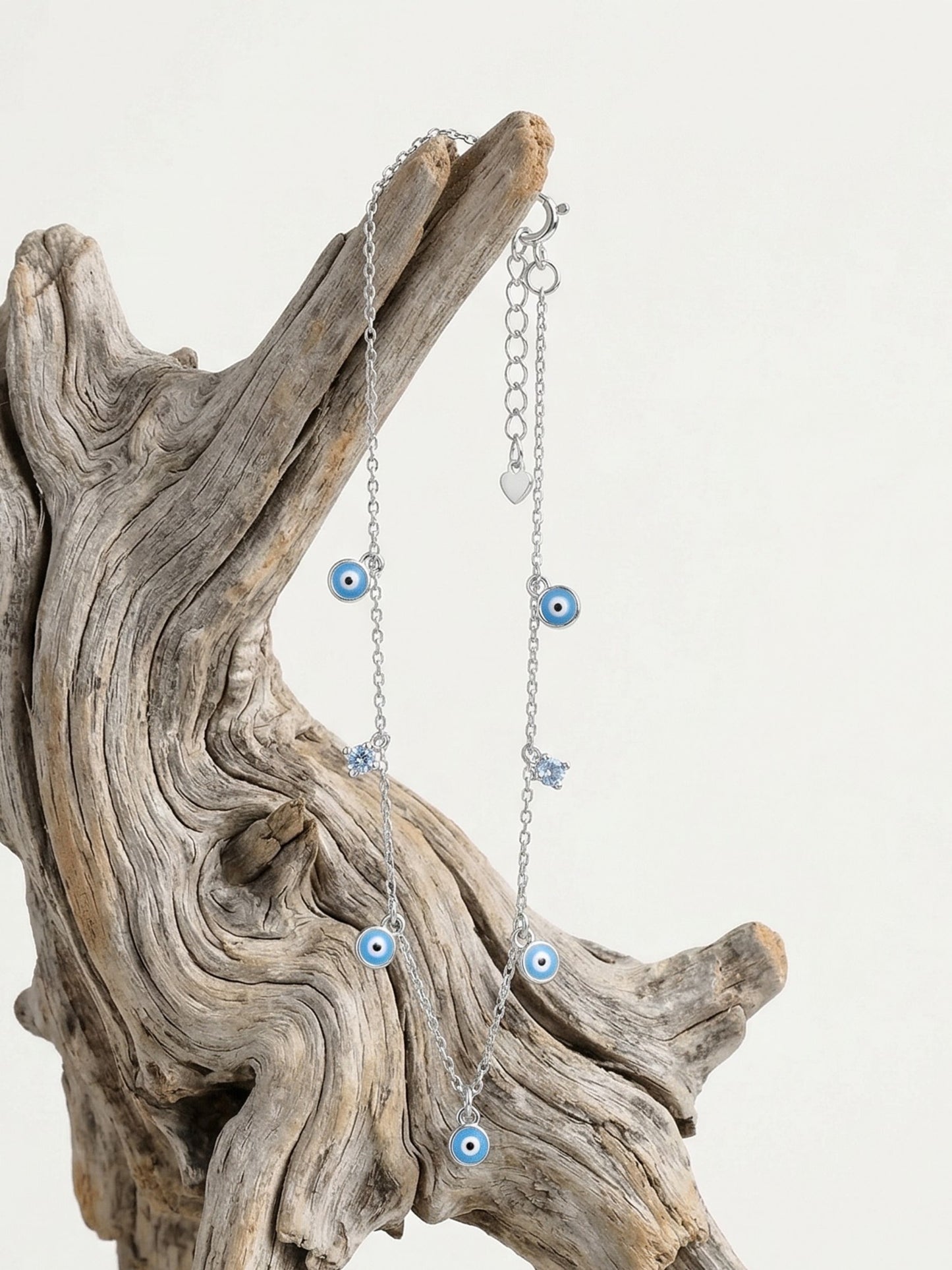 Silver Evil Eye Bracelet