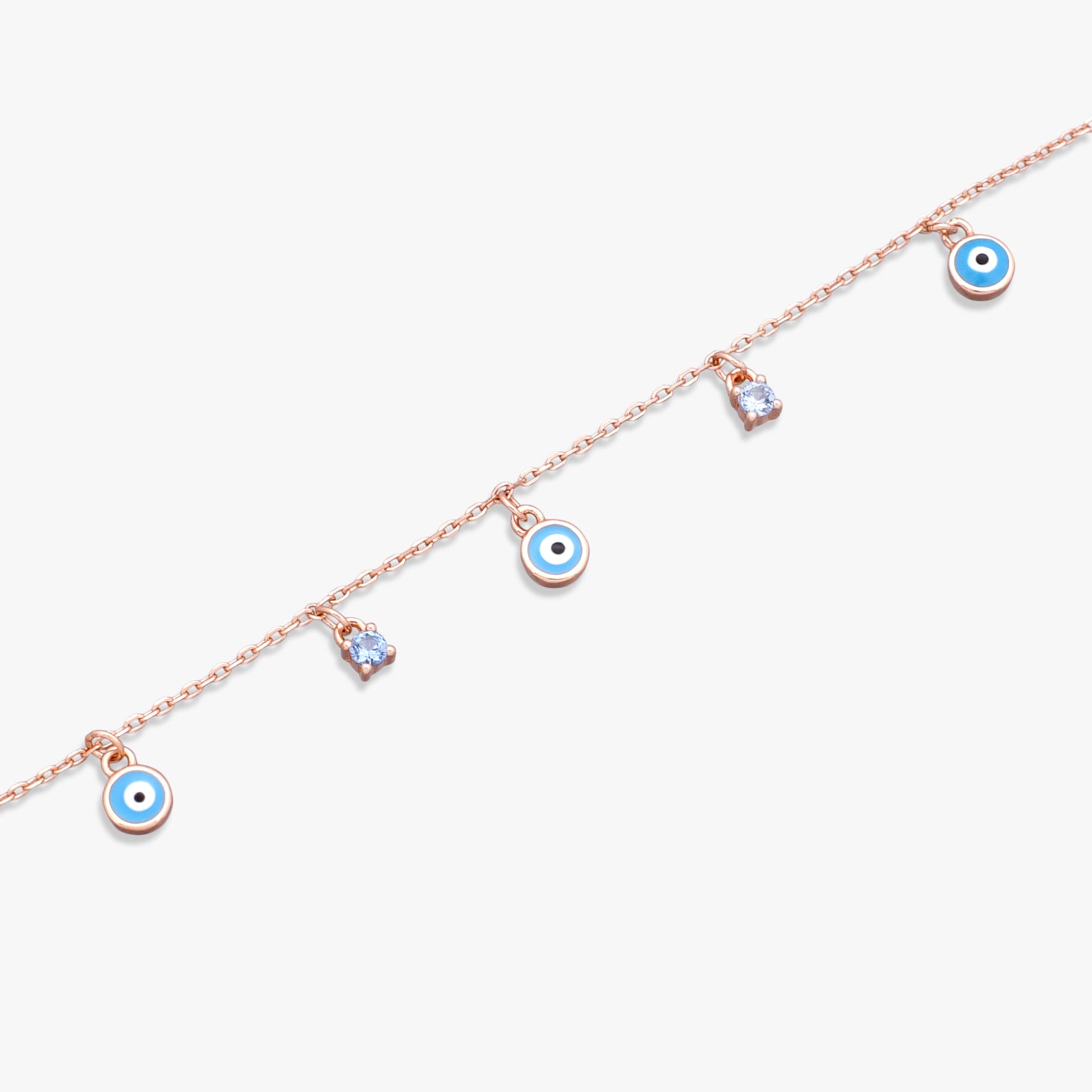 Silver Evil Eye Bracelet