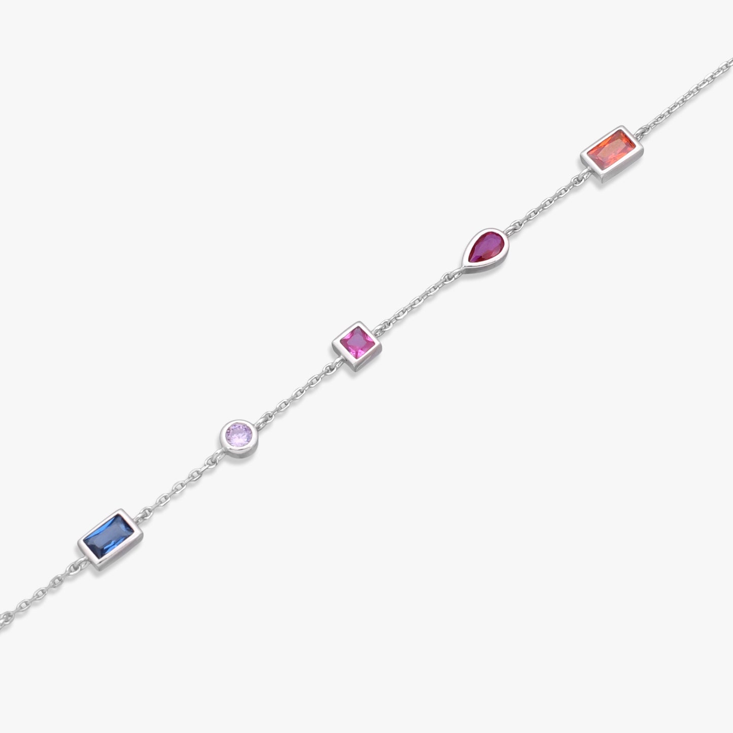 Vibrant Multi-Gemstone Bracelet