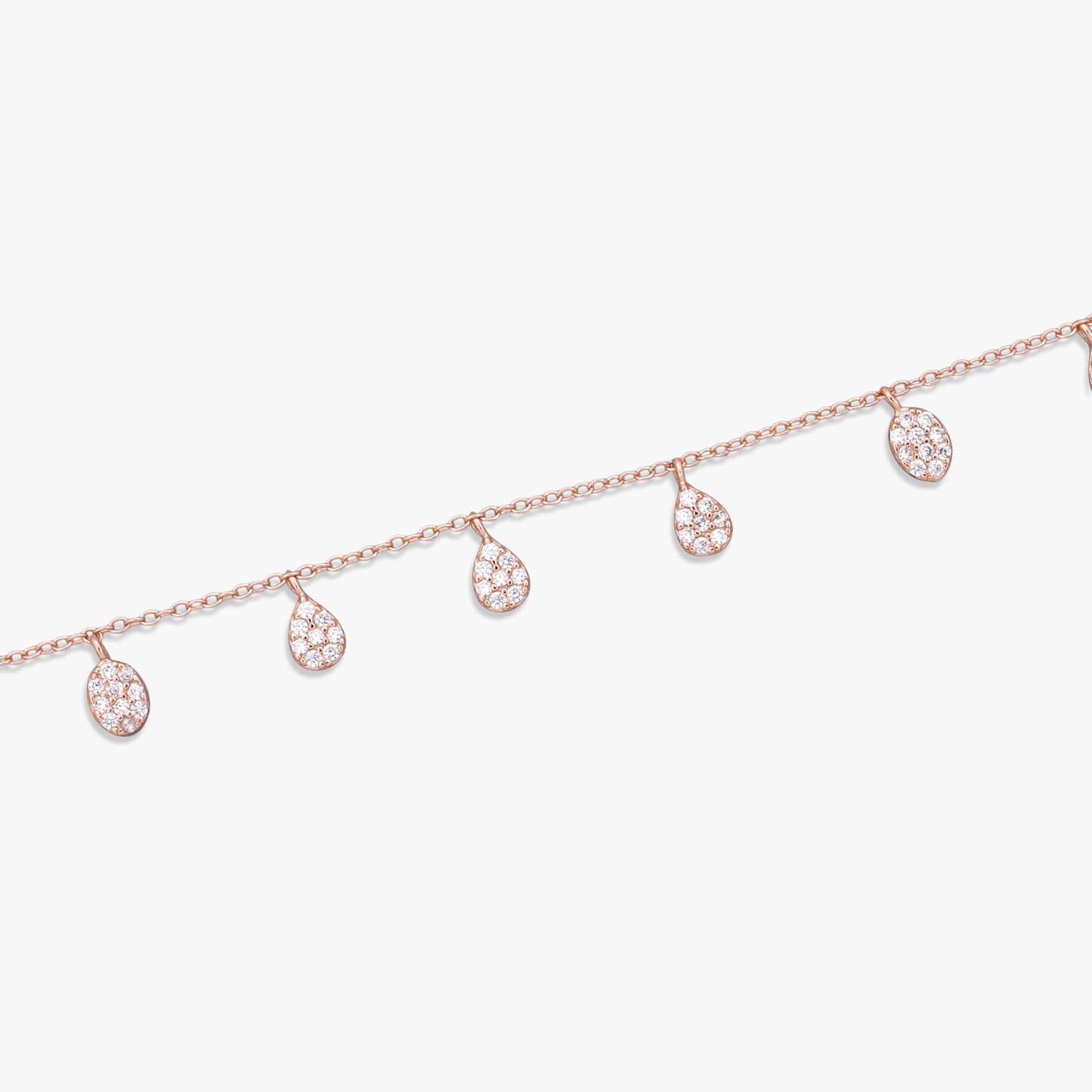 Pear Charm Dangle Bracelet