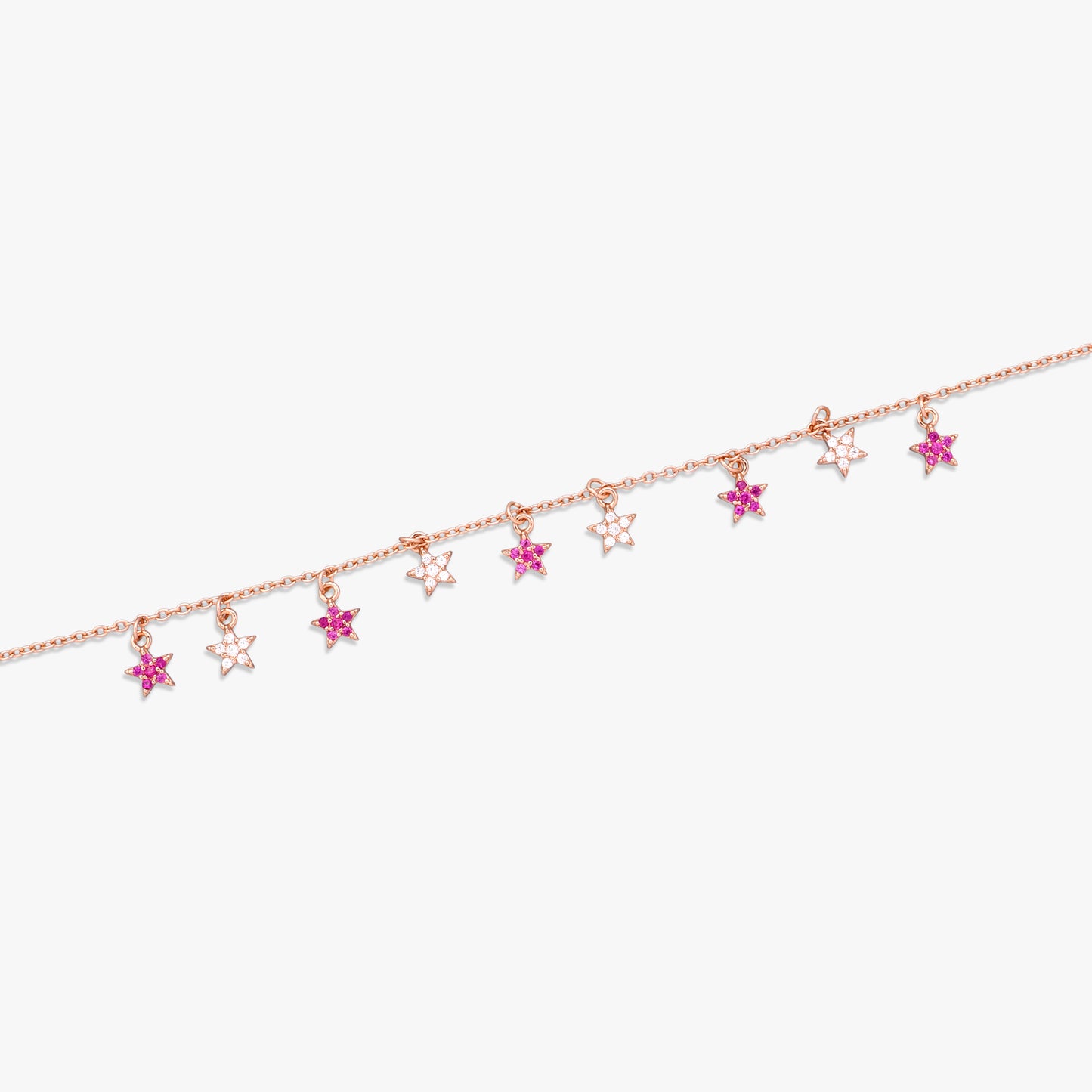Celestial Pink Star Bracelet