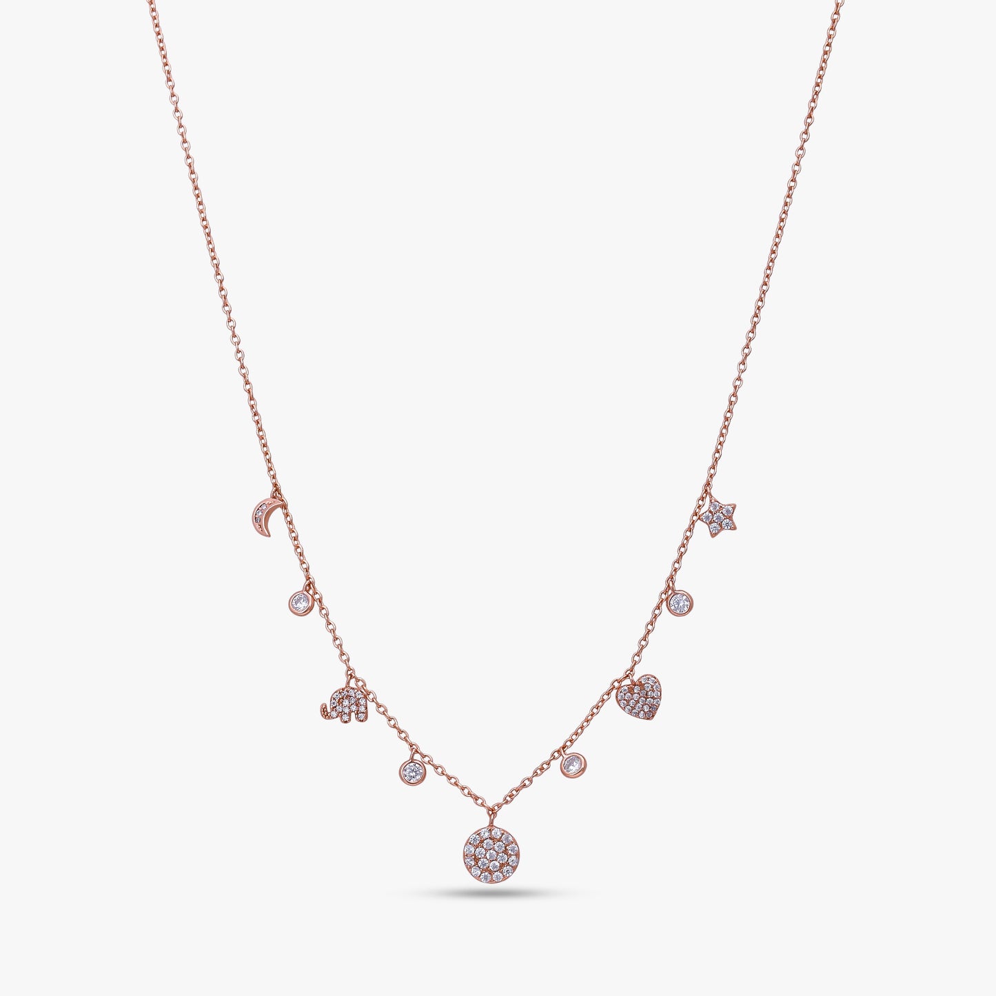 Bohemian Moon & Star Necklace