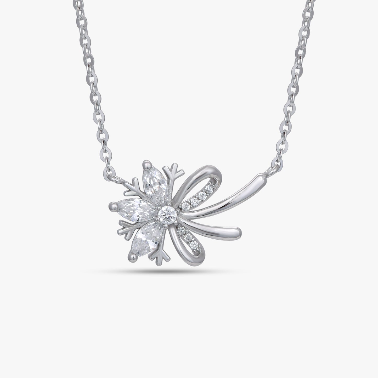 Crystal Petal Grace Necklace