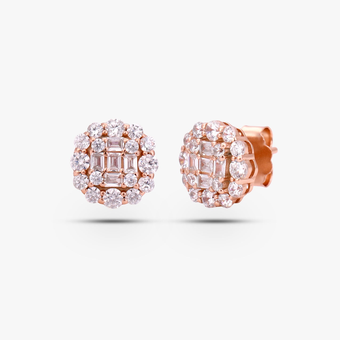 Rose Radiance Statement Studs