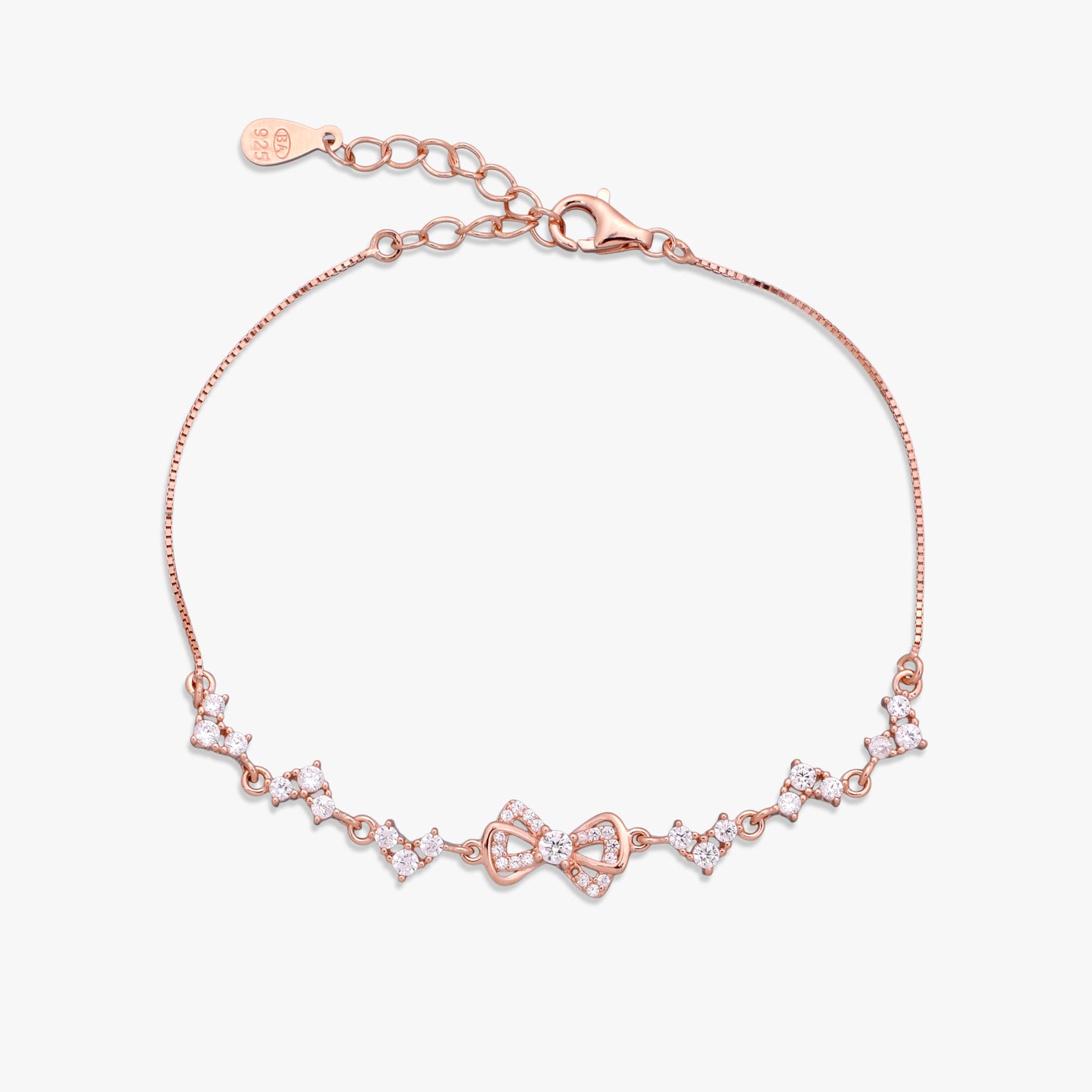 Sterling Silver Bow Bracelet