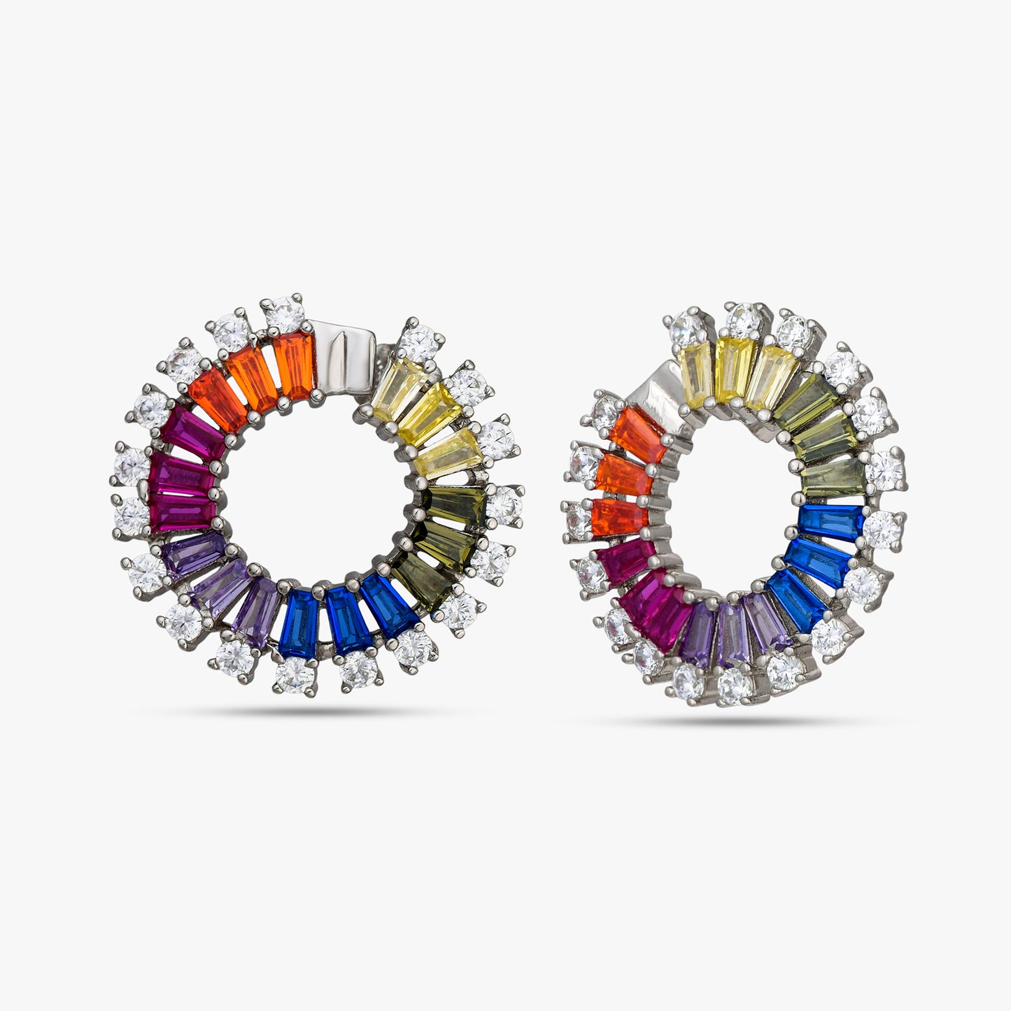 Stellar Spectrum Wreath Studs