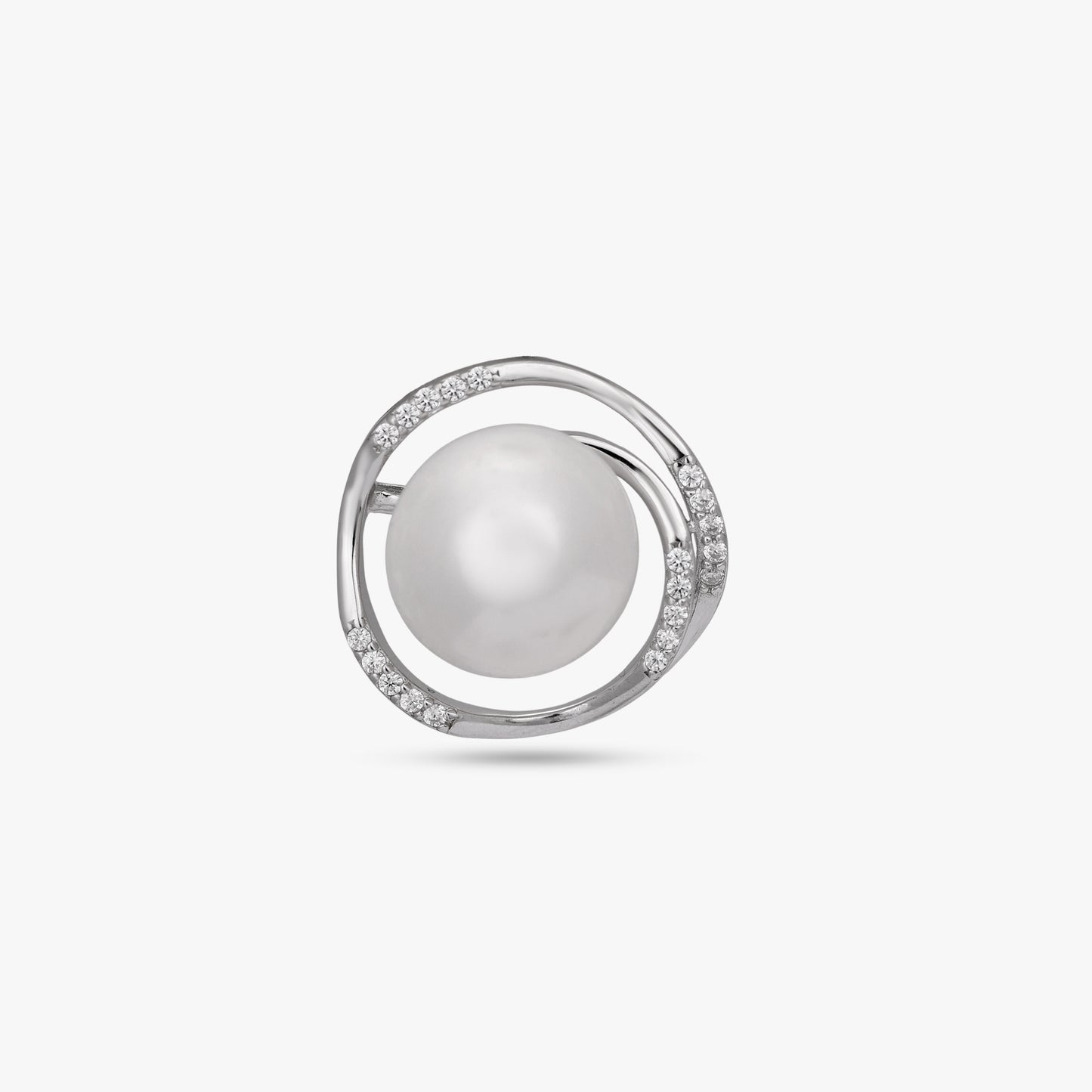 Opium Pearl Swirl Stud Earrings Set