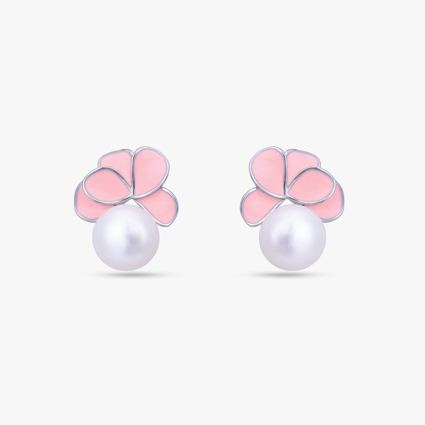 Pink Floral Jewelry Set