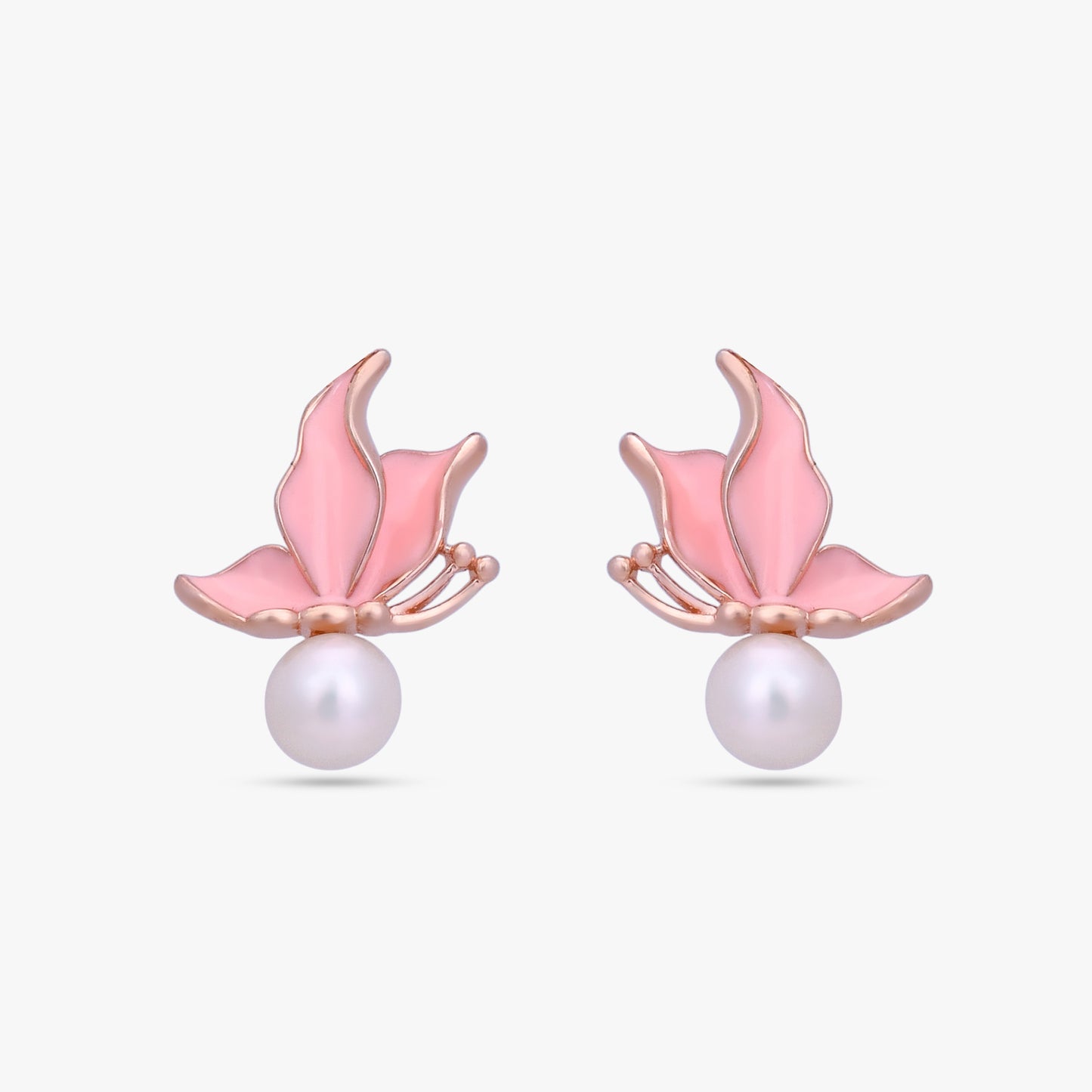 Enamel Wing Pearl Set
