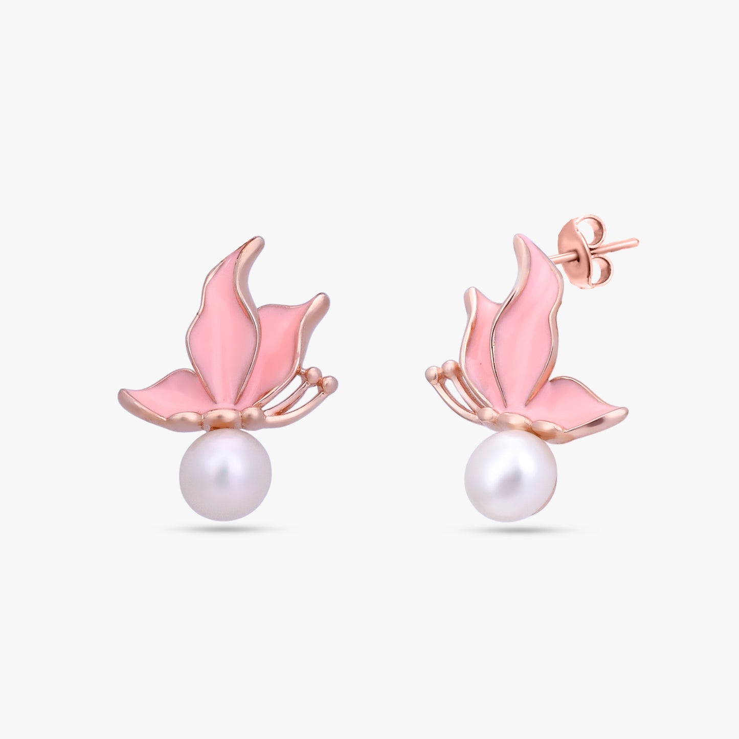 Enamel Wing Pearl Set
