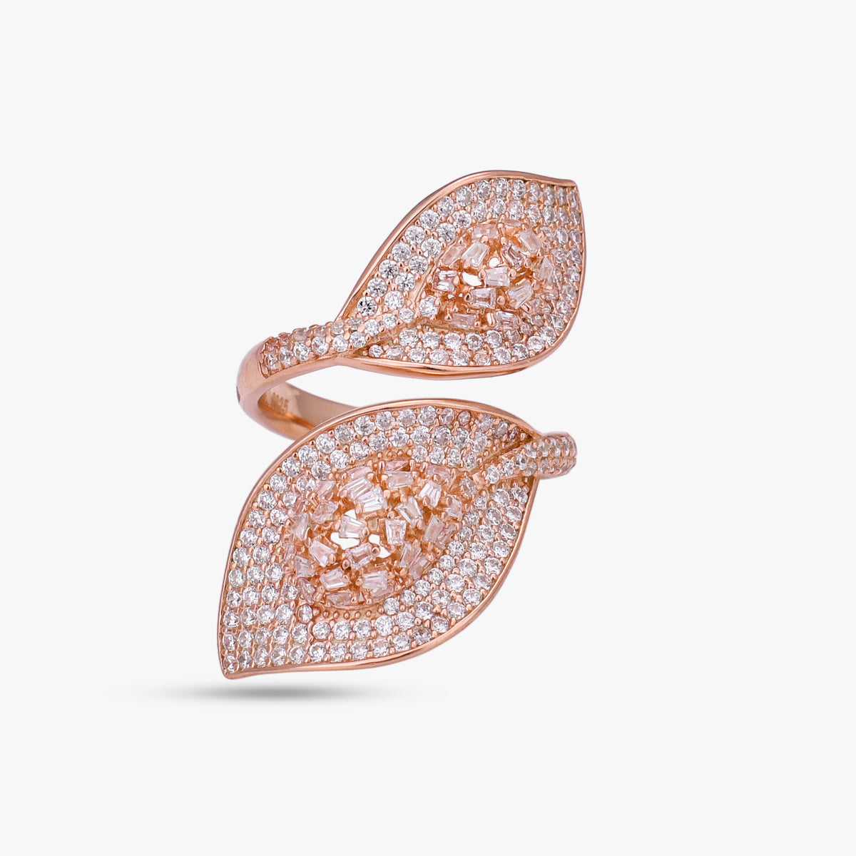 Rose Gold Leaf Ring