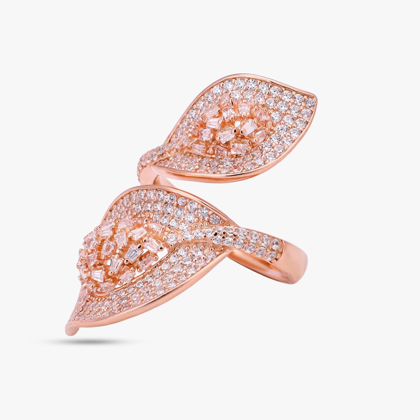 Rose Gold Leaf Ring