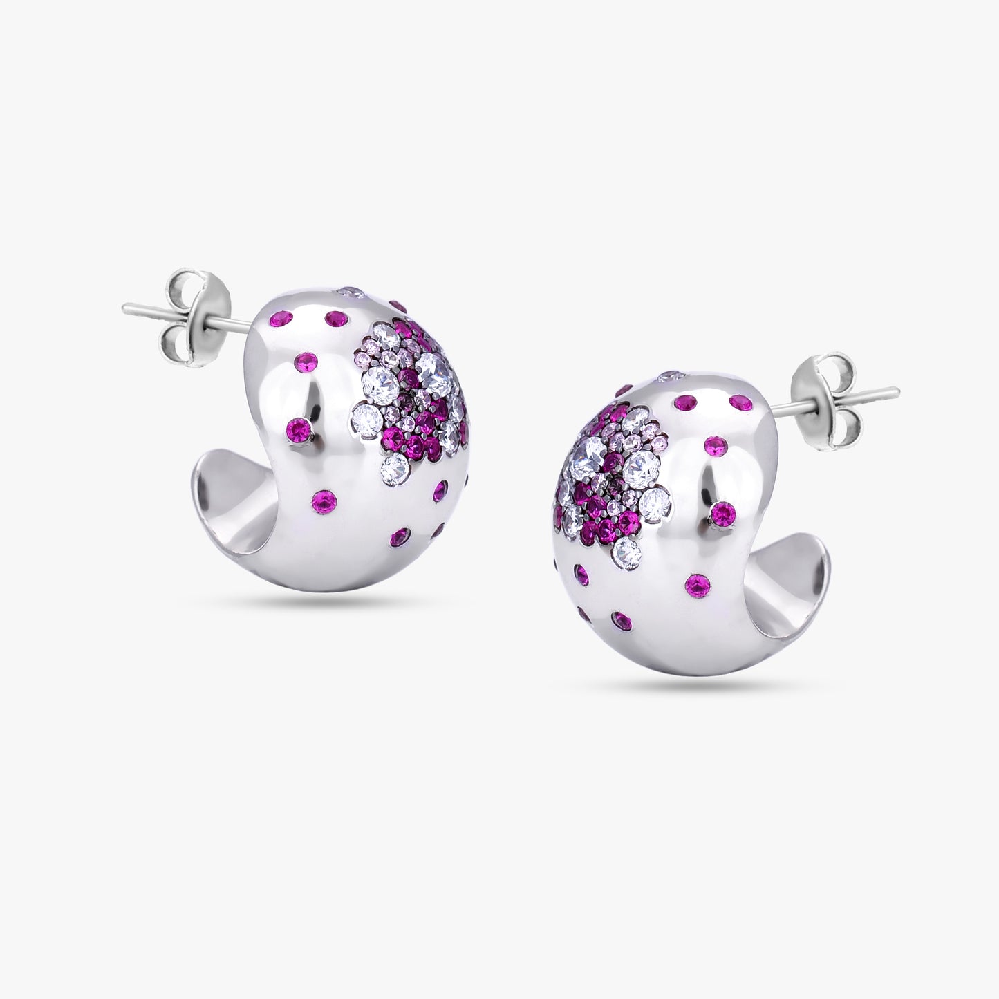 Italian Multicolour Stone Earrings