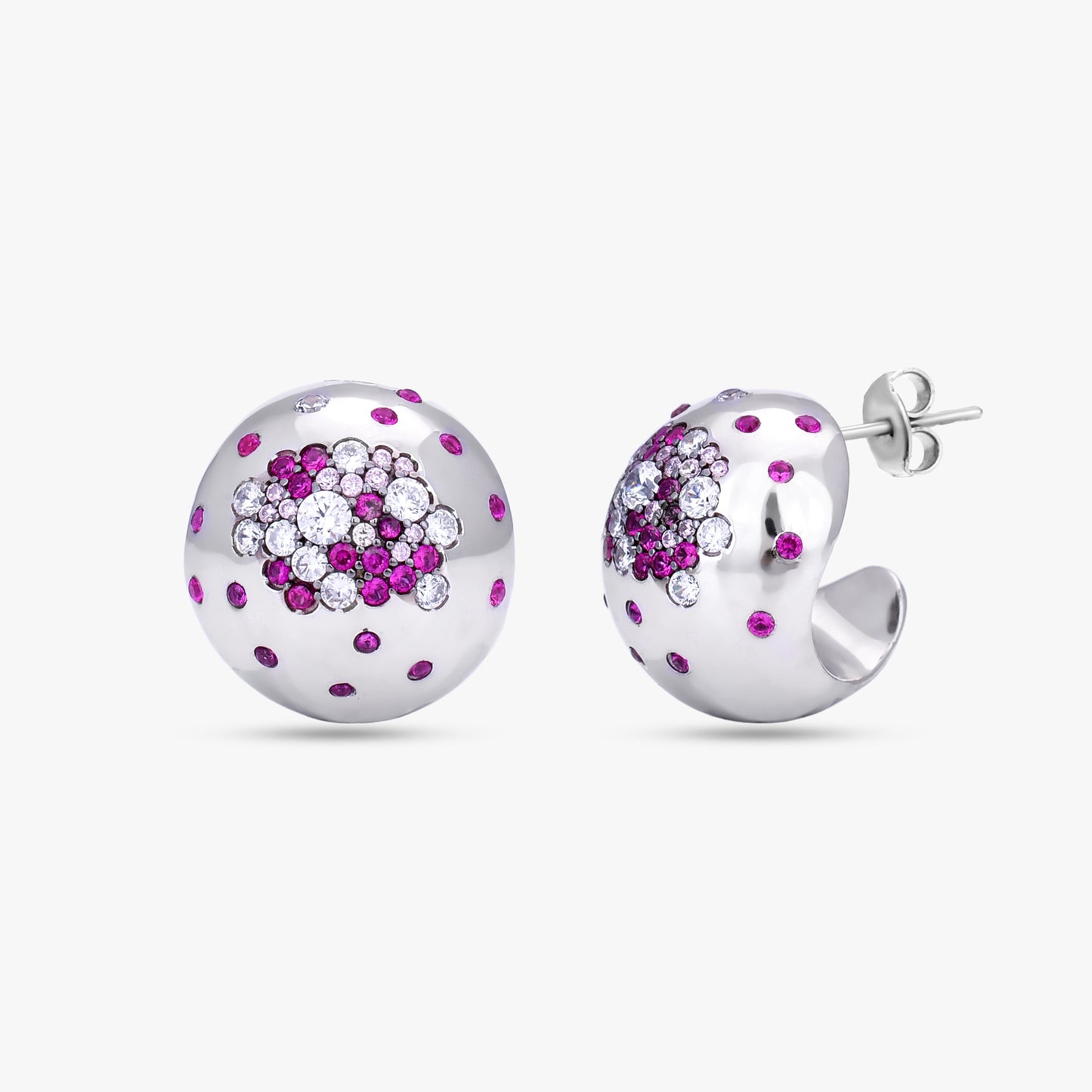 Italian Multicolour Stone Earrings