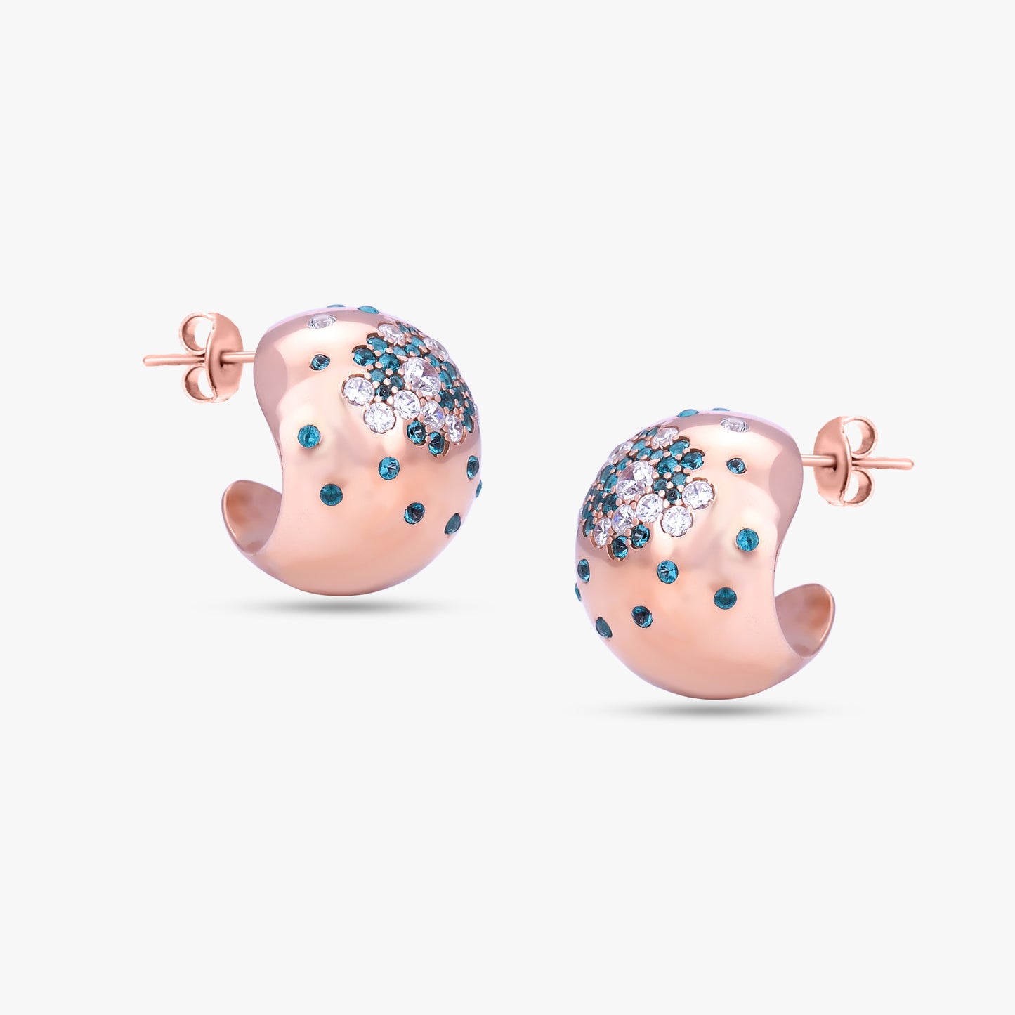 Radiant Ombre Silver Earrings