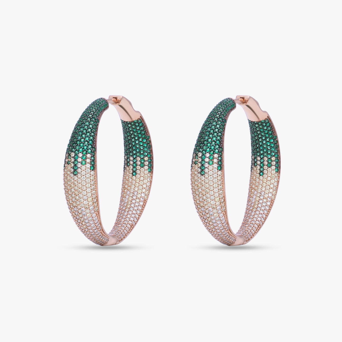 Italian Multicolour Stone Hoops