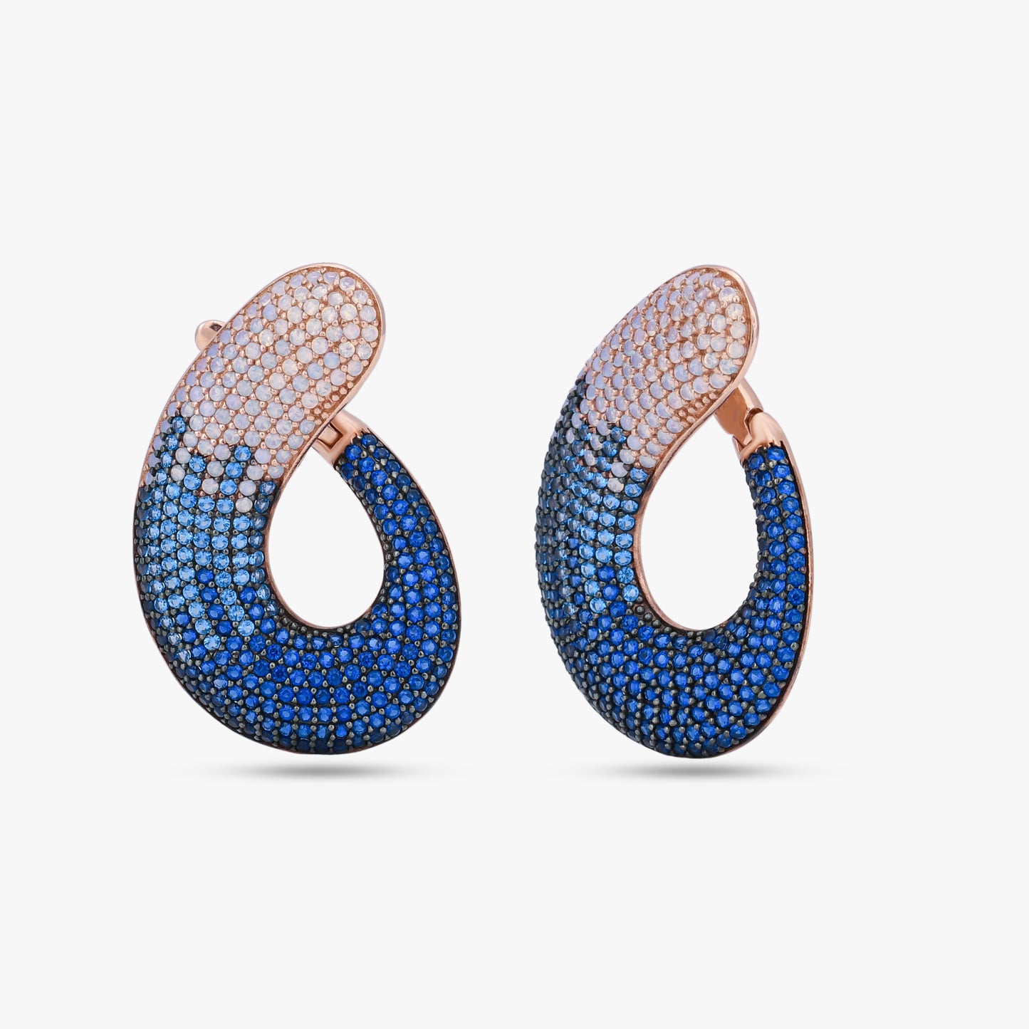 Blue Ombré Drop Earrings
