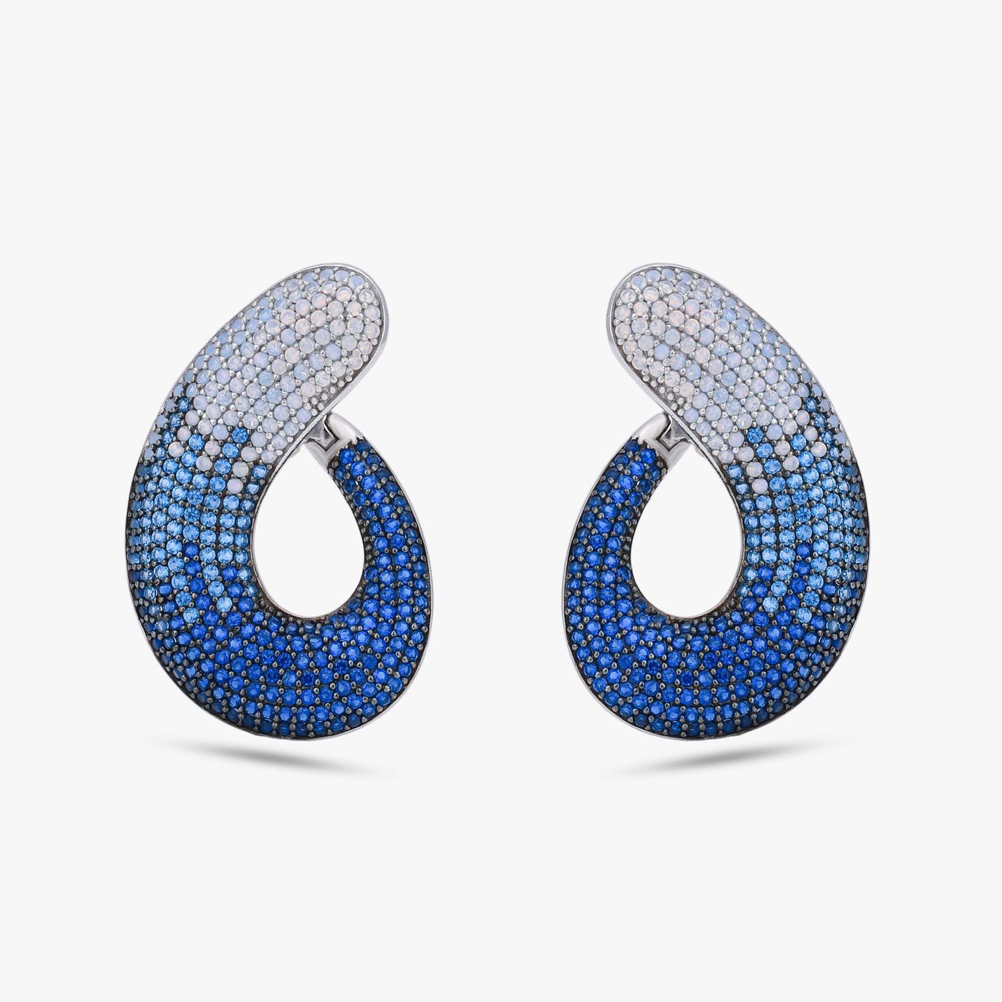 Blue Ombré Drop Earrings