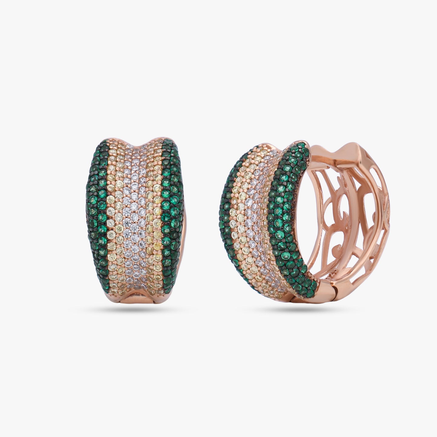 Italian Multicolor Stone Earrings