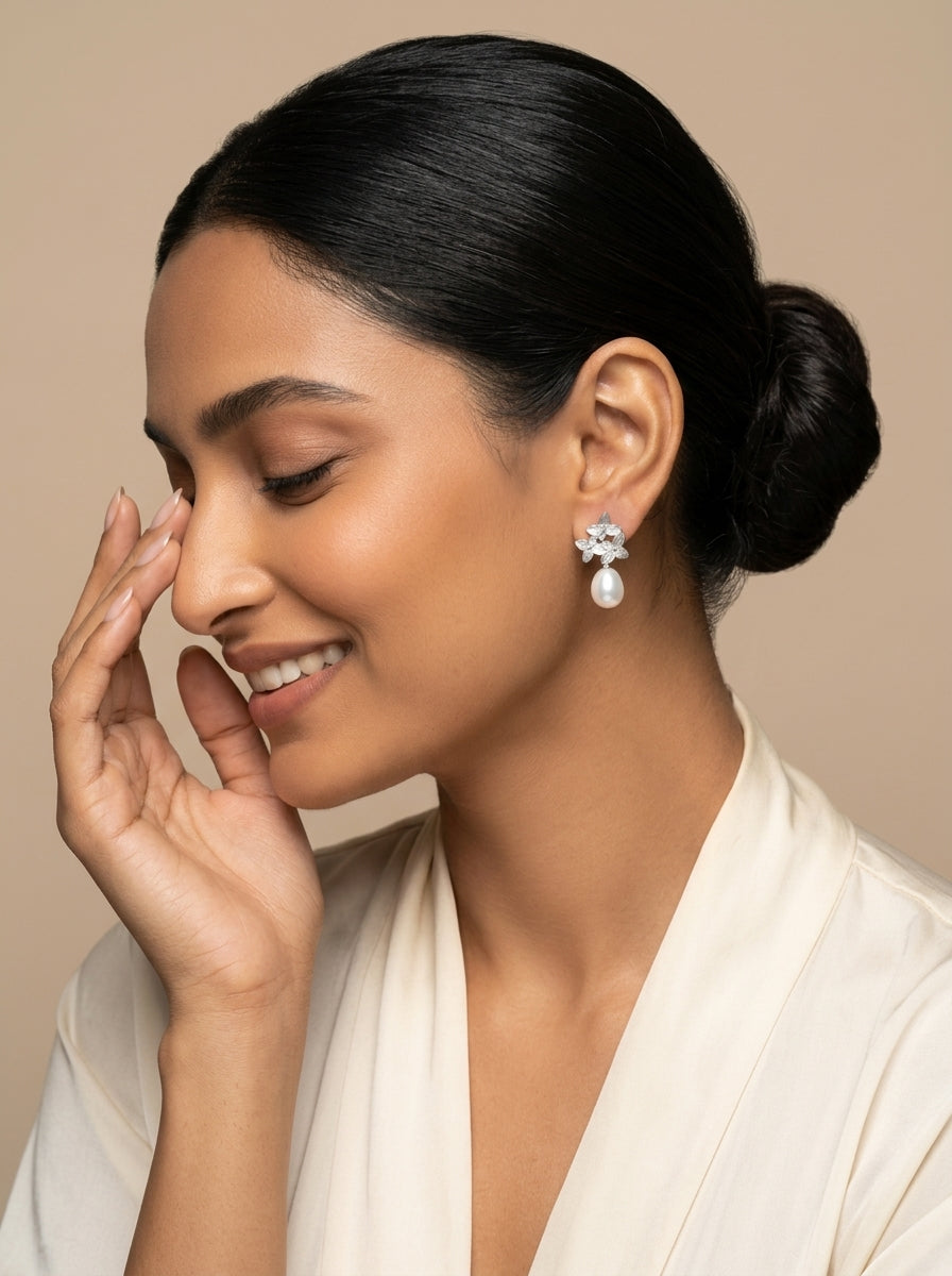 Jasmine Pearl Earrings