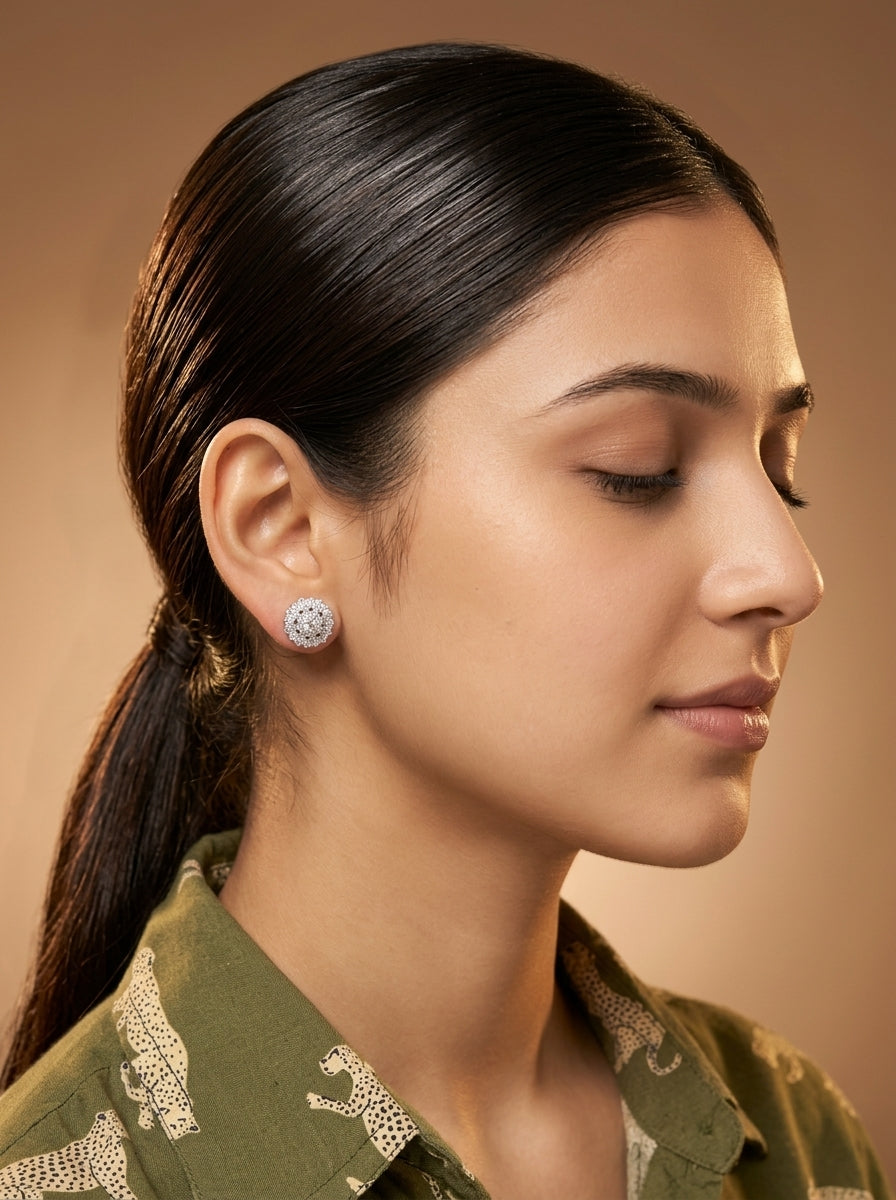 The Blossom Solitaire Studs