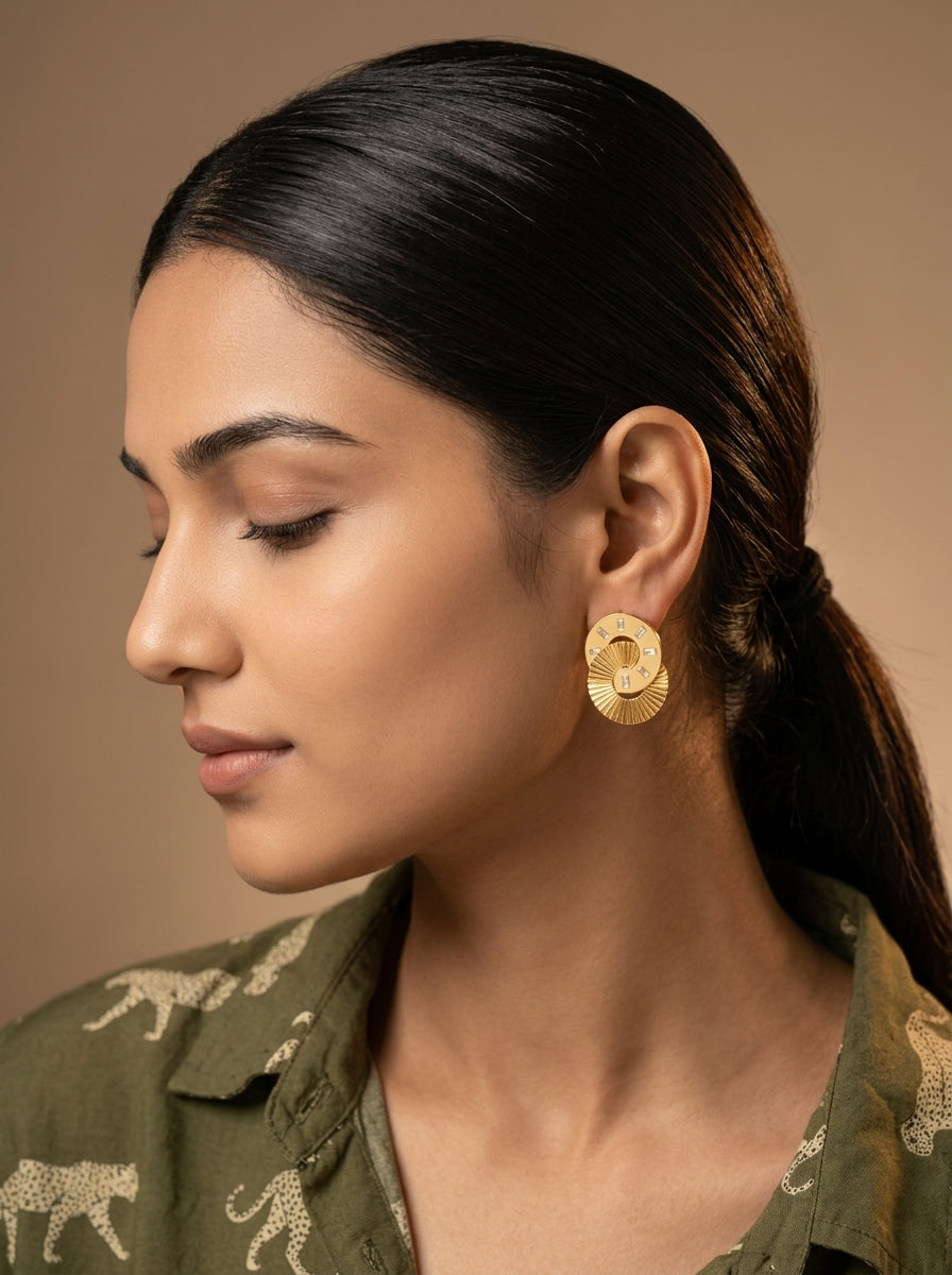 Radiant Spiral Studs