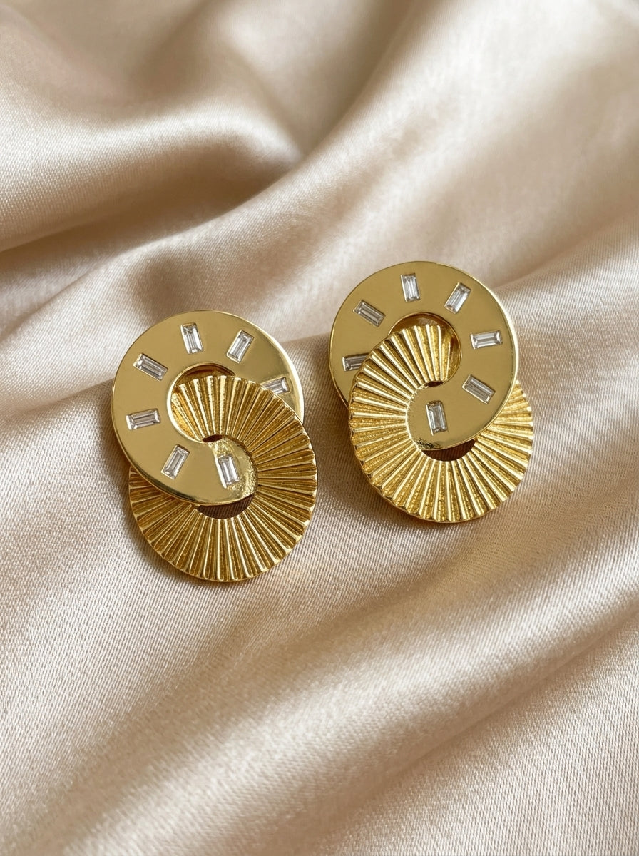 Radiant Spiral Studs