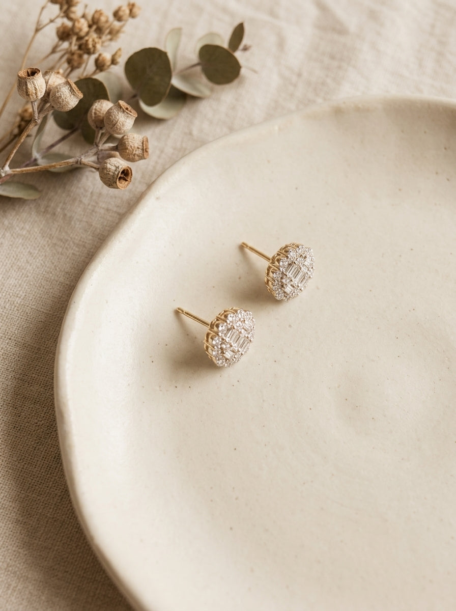 Emerald-Cut Brilliance Studs