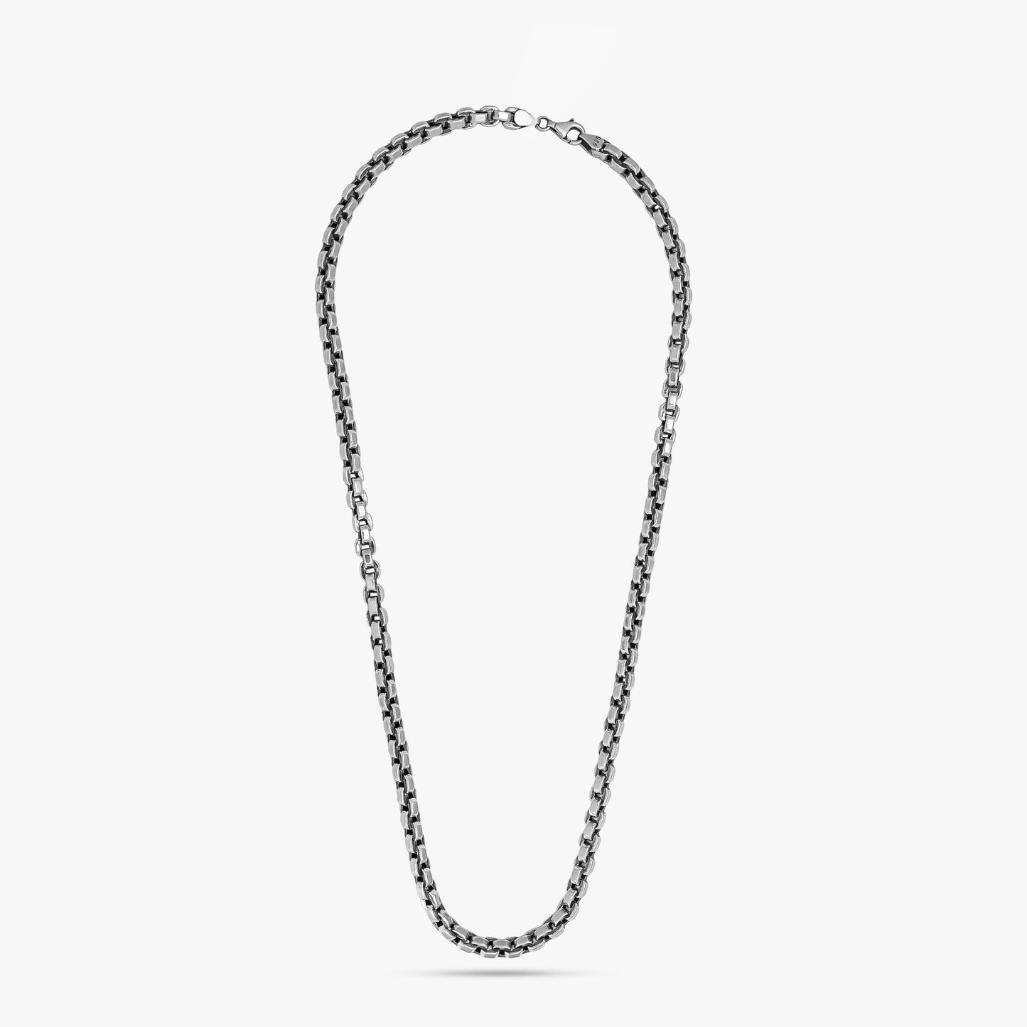 Men’s Silver Box Chain