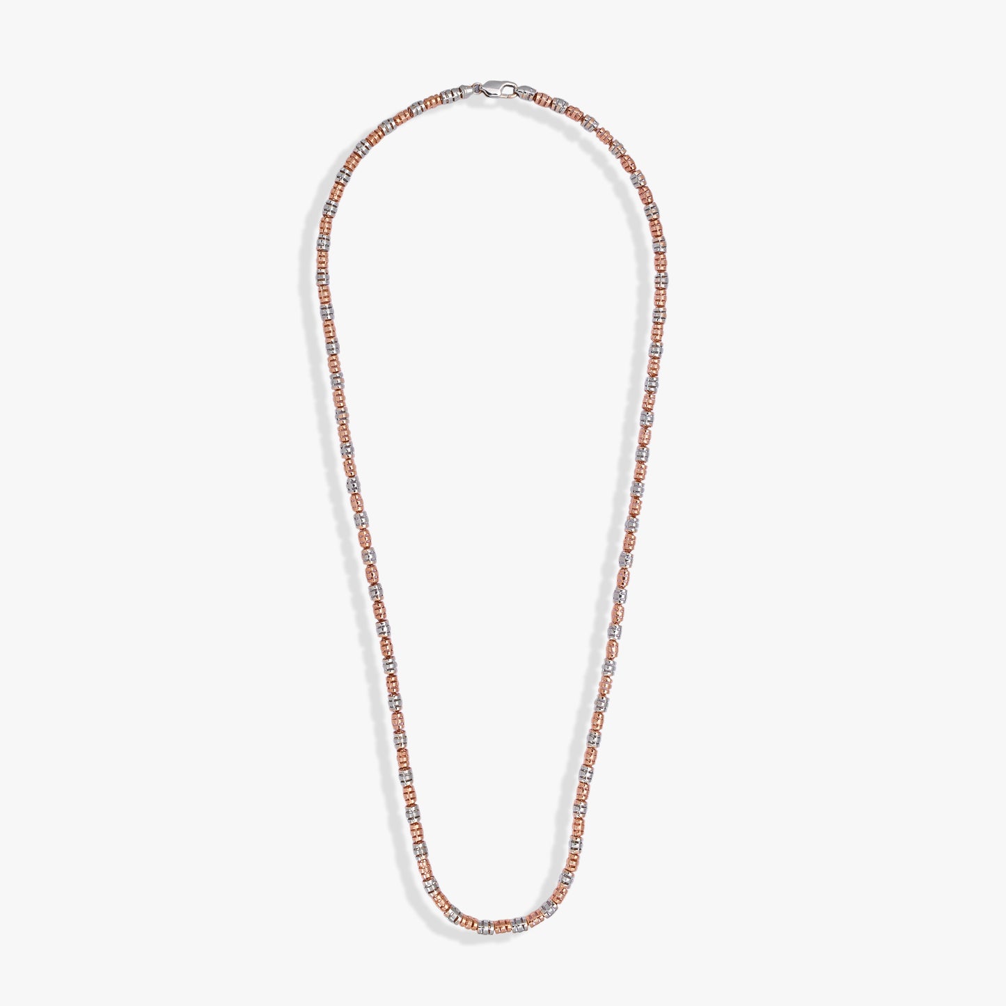 Men's Dual-Tone Barrel Chain